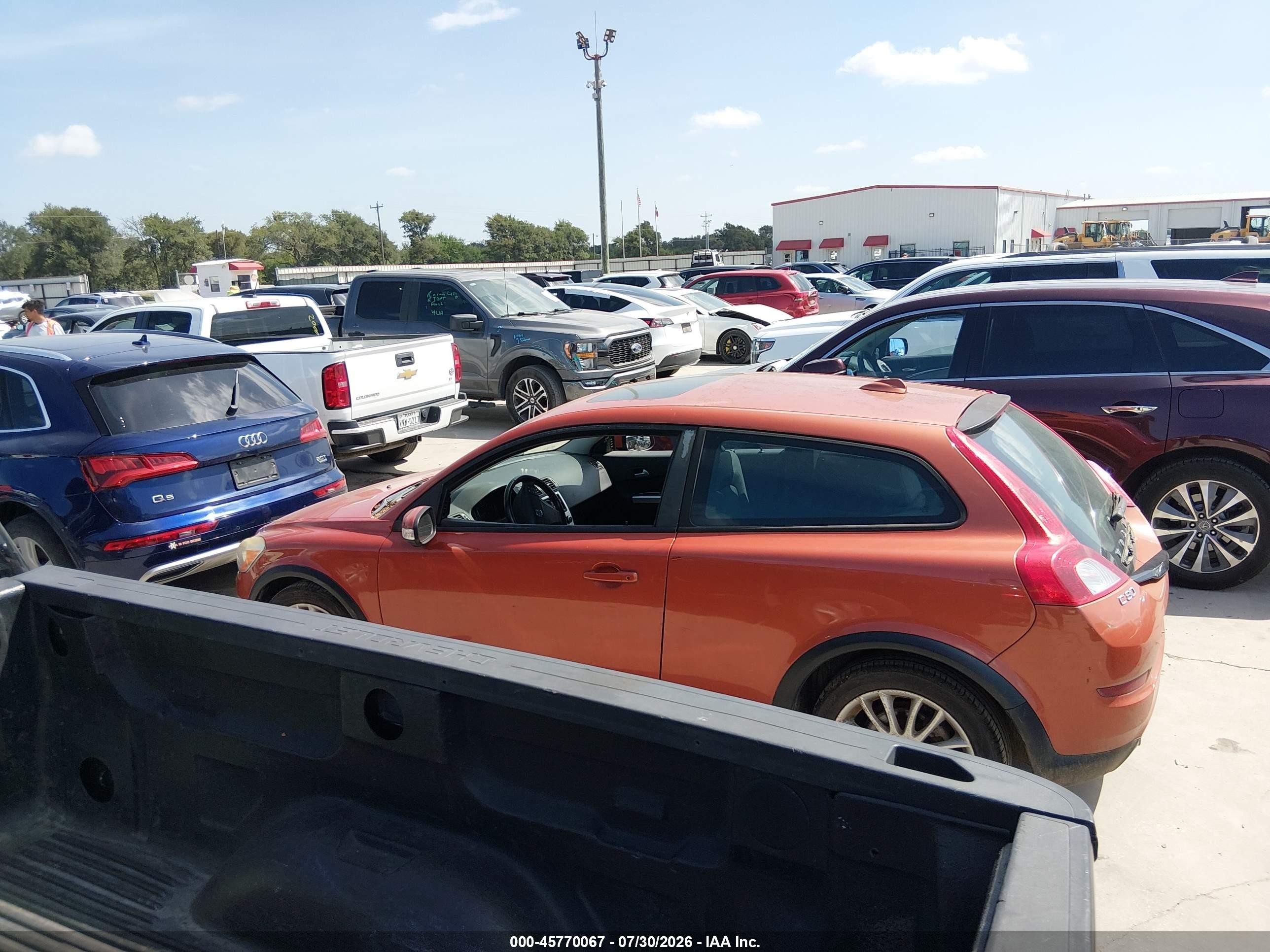 2012 Volvo C30 T5 Orange vin: YV1672MK5C2280465