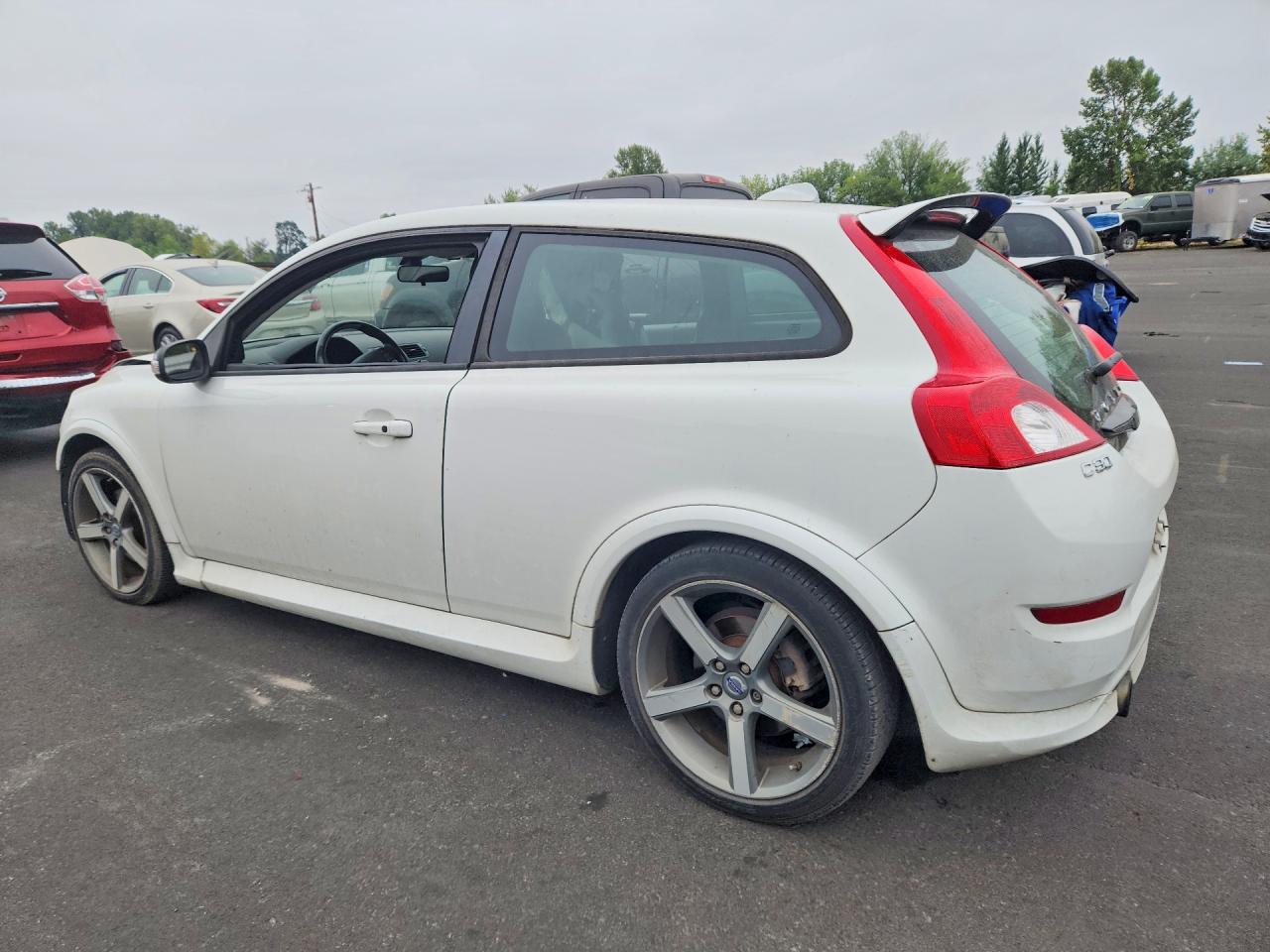 2012 Volvo C30 T5 White vin: YV1672MK6C2270592