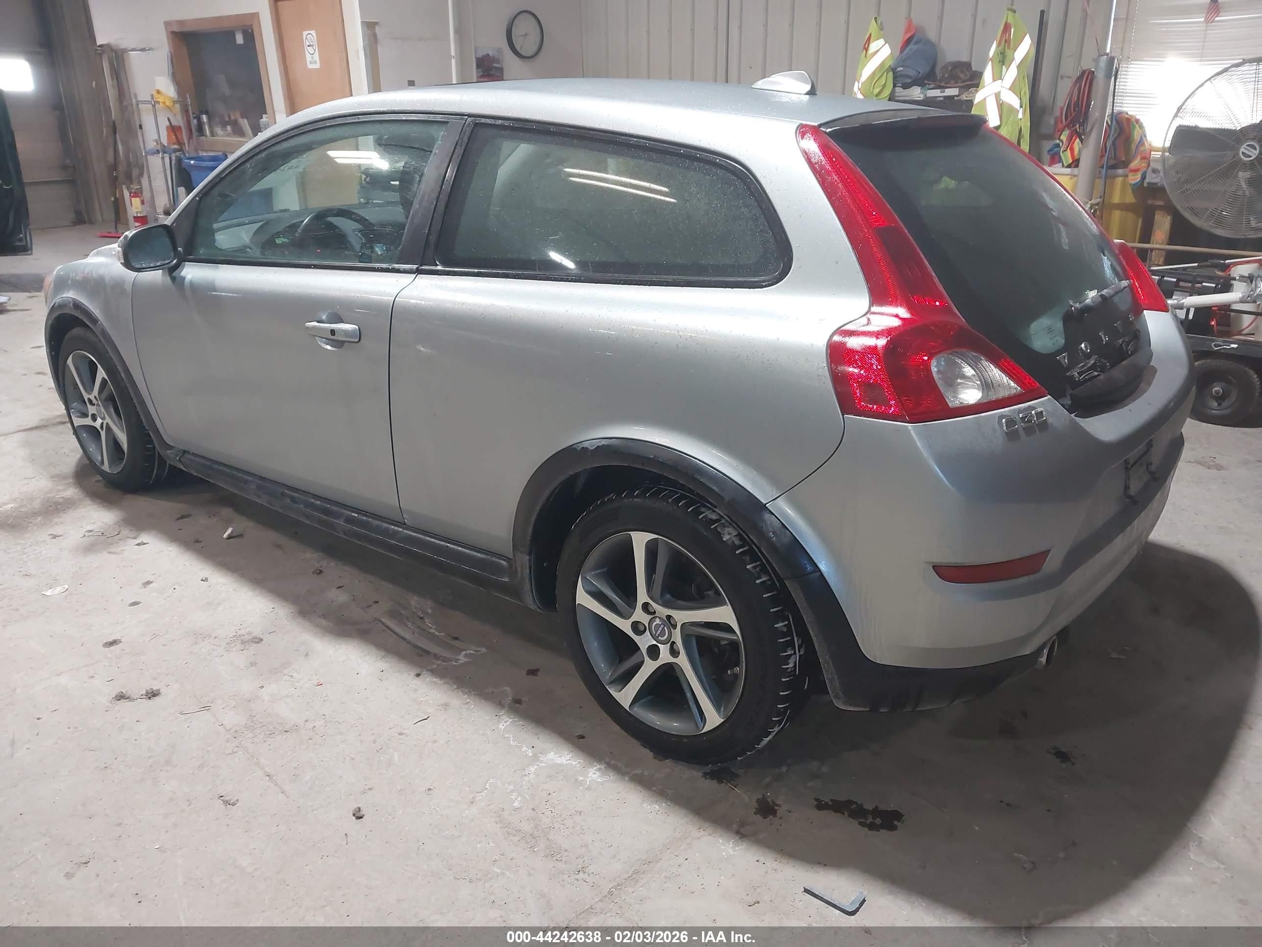 2013 Volvo C30 T5 Silver vin: YV1672MK6D2304564