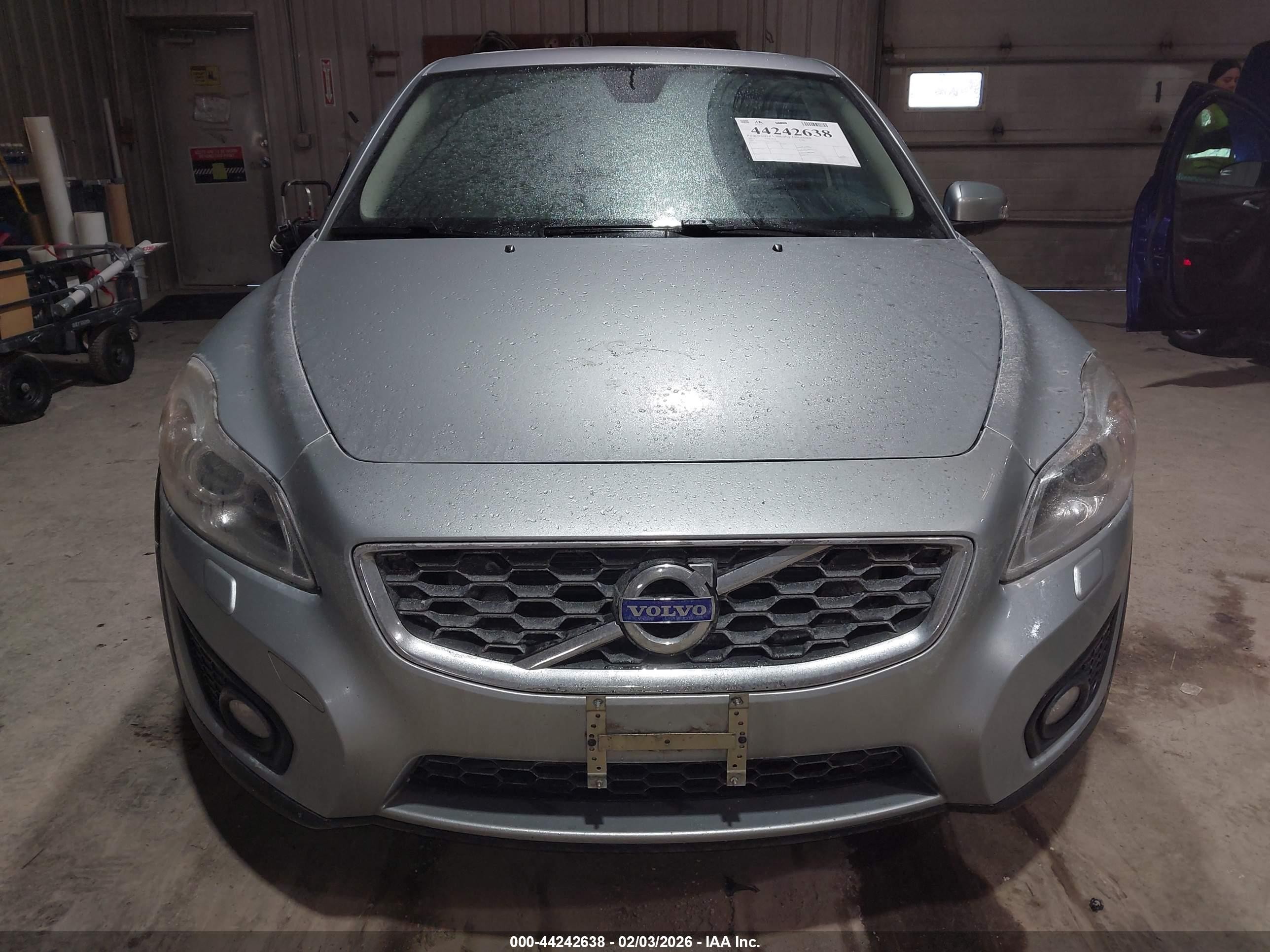 2013 Volvo C30 T5 Silver vin: YV1672MK6D2304564