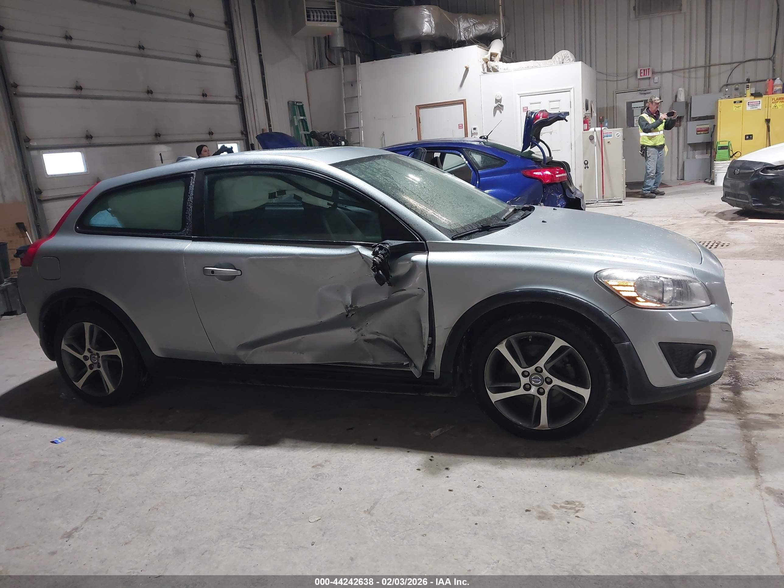 2013 Volvo C30 T5 Silver vin: YV1672MK6D2304564
