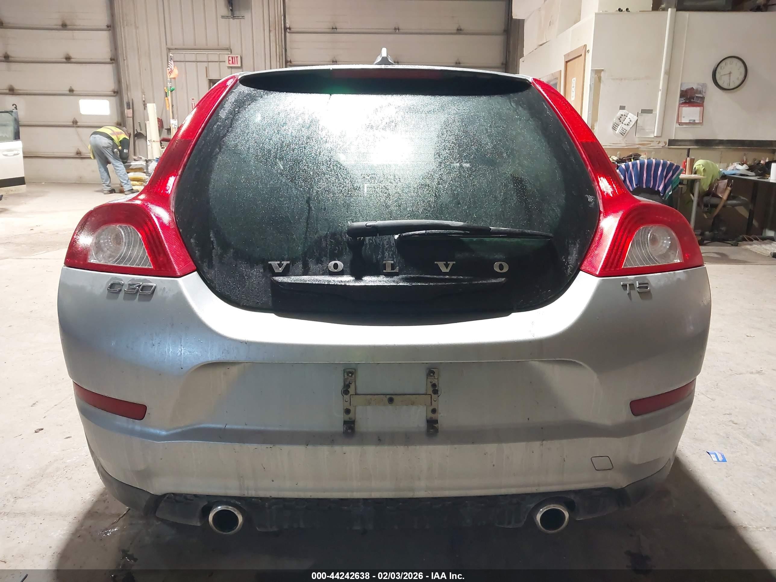 2013 Volvo C30 T5 Silver vin: YV1672MK6D2304564