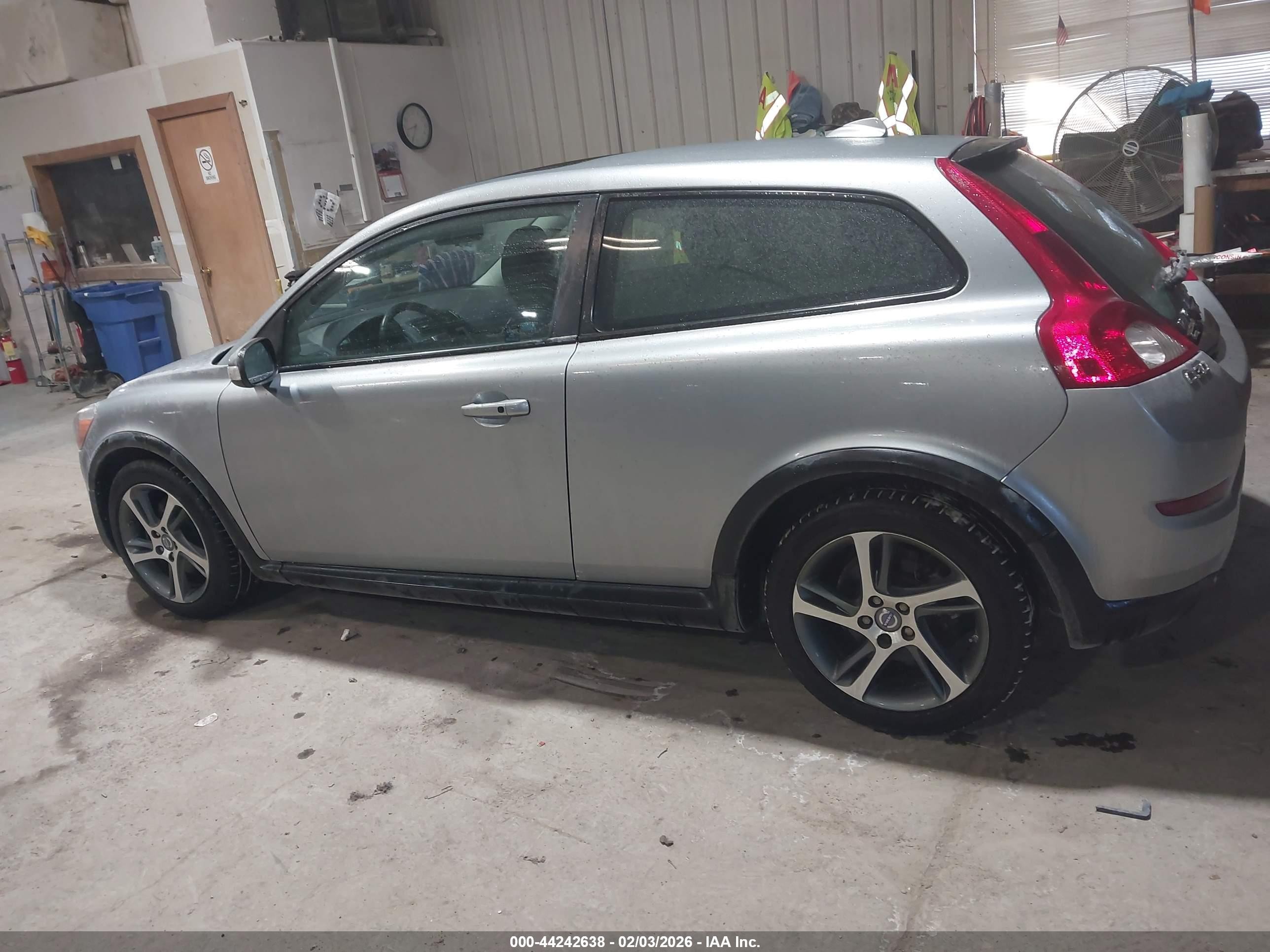 2013 Volvo C30 T5 Silver vin: YV1672MK6D2304564