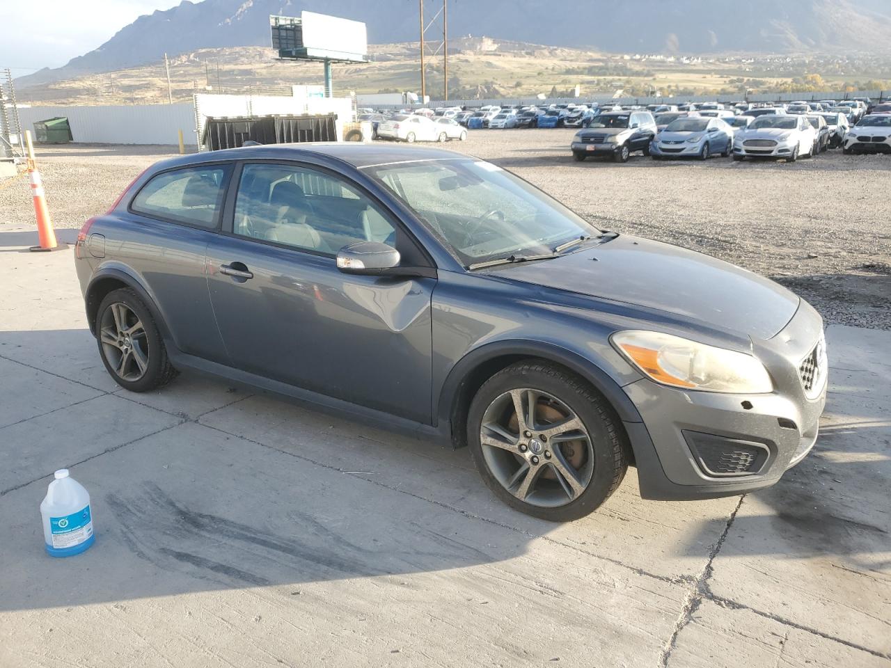 2013 Volvo C30 T5 Gray vin: YV1672MK7D2303987