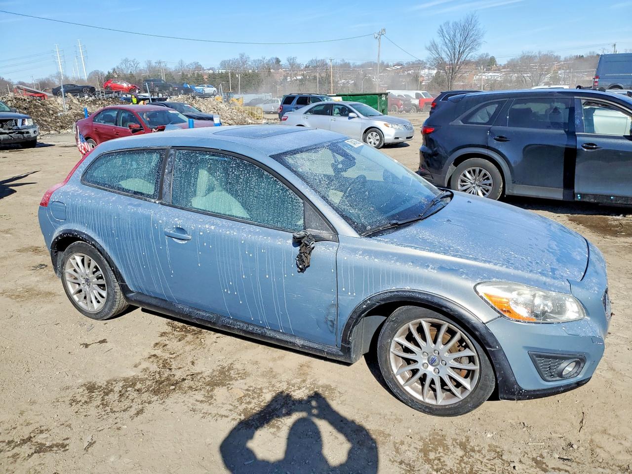 2012 Volvo C30 T5 Teal vin: YV1672MK8C2269900