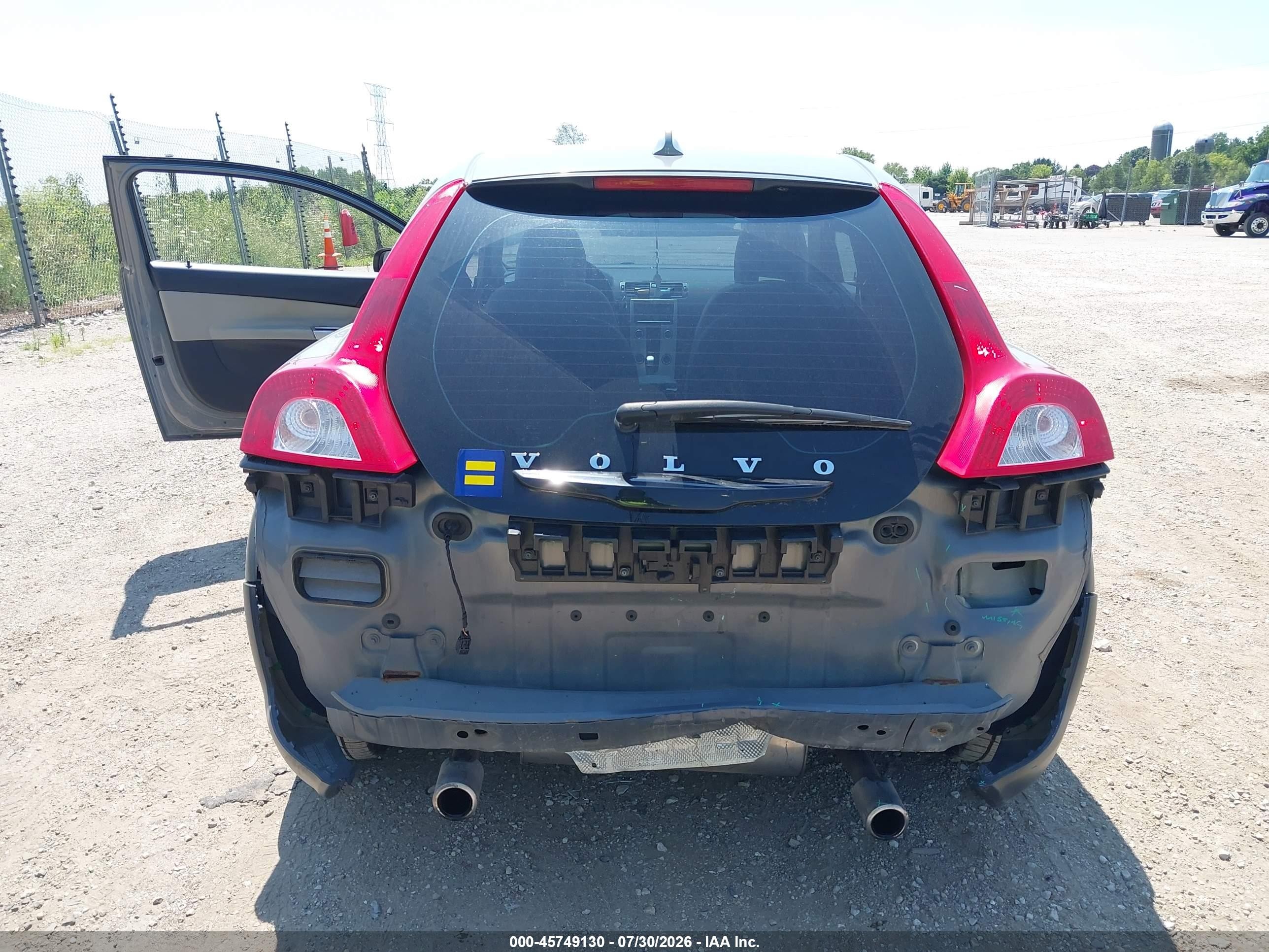 2012 Volvo C30 T5 Gray vin: YV1672MK8C2273039