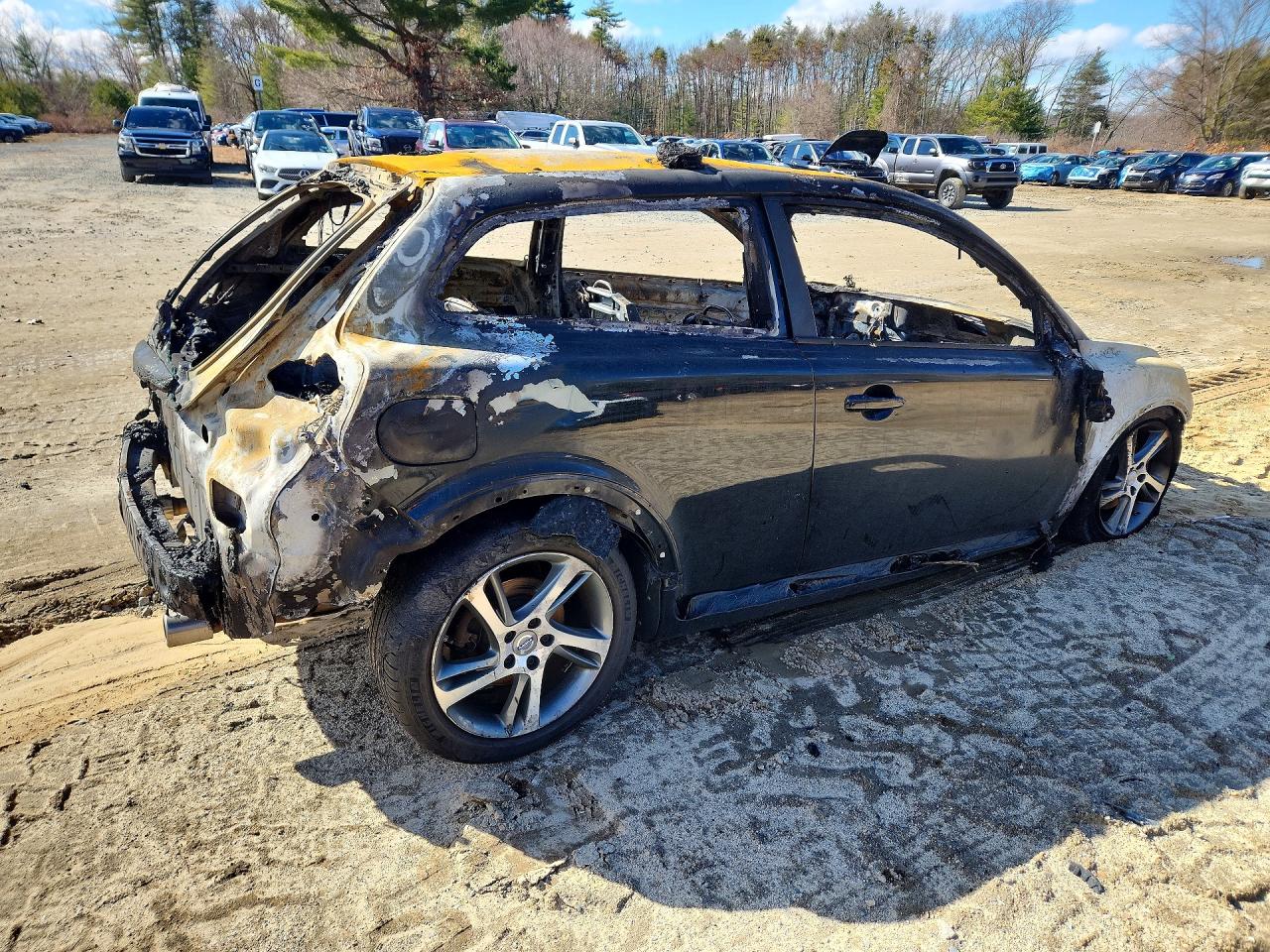 2013 Volvo C30 T5 Black vin: YV1672MK8D2305019