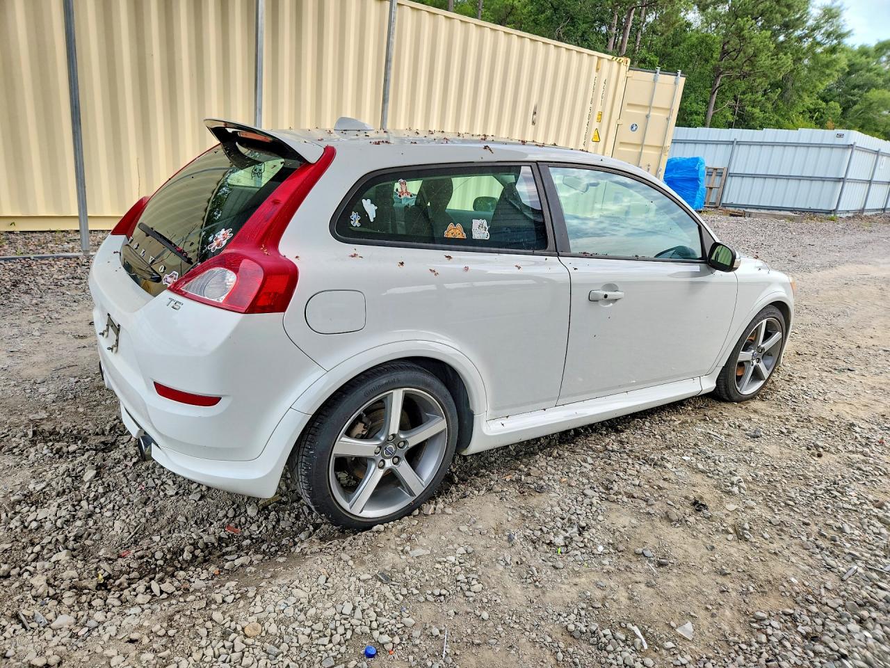 2011 Volvo C30 T5 White vin: YV1672MK9B2246530