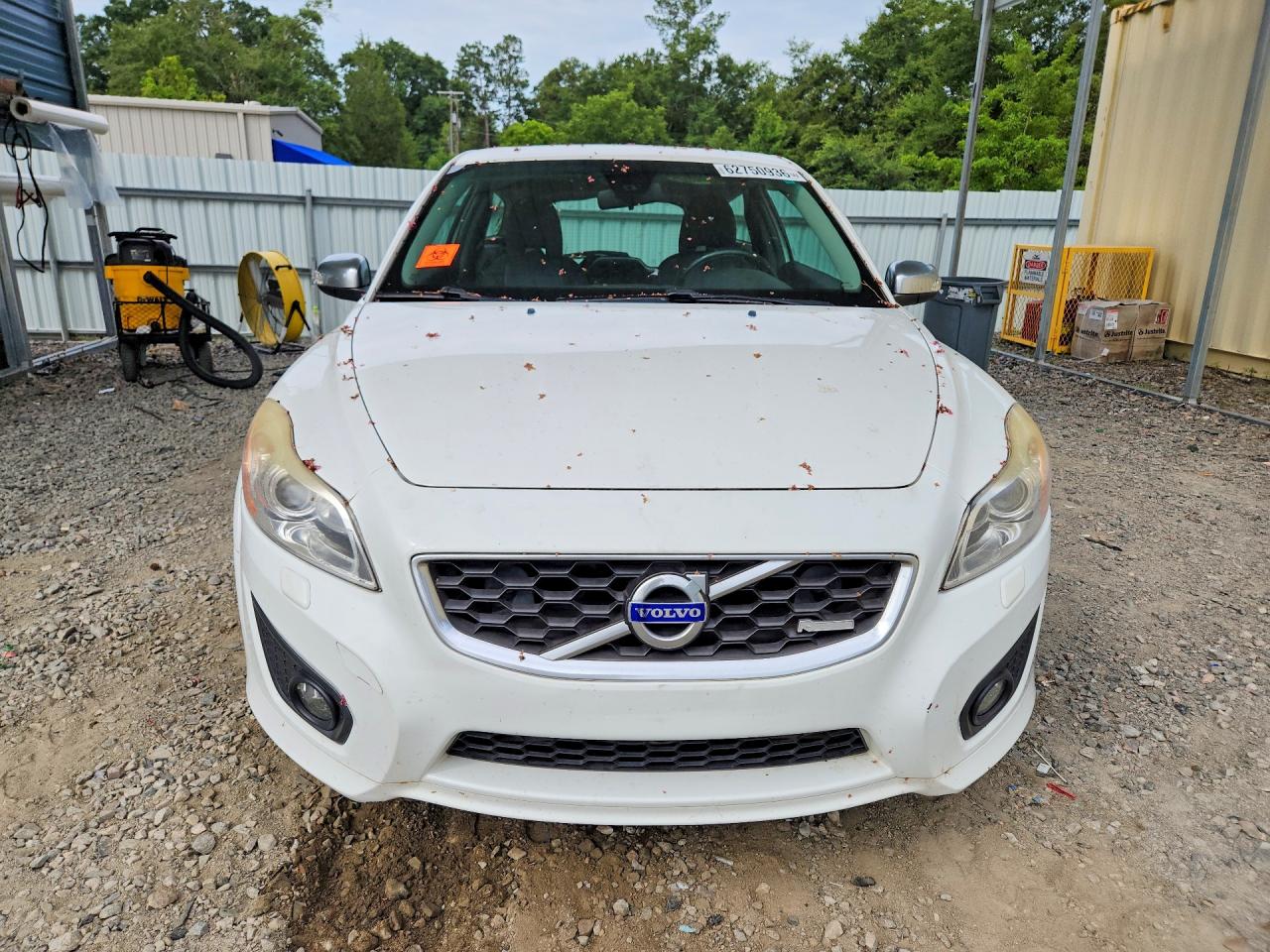 2011 Volvo C30 T5 White vin: YV1672MK9B2246530