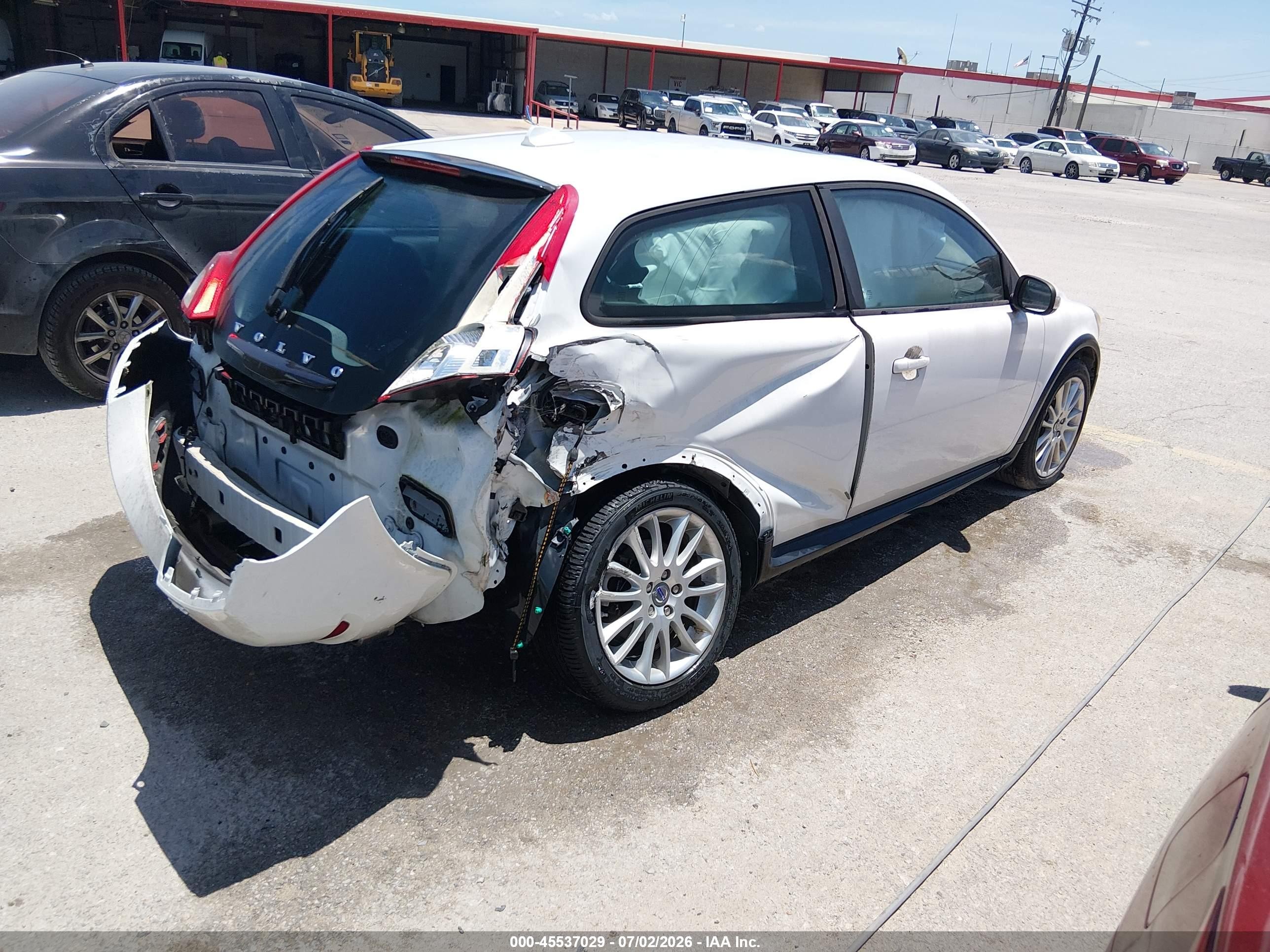 2012 Volvo C30 T5 White vin: YV1672MK9C2265371
