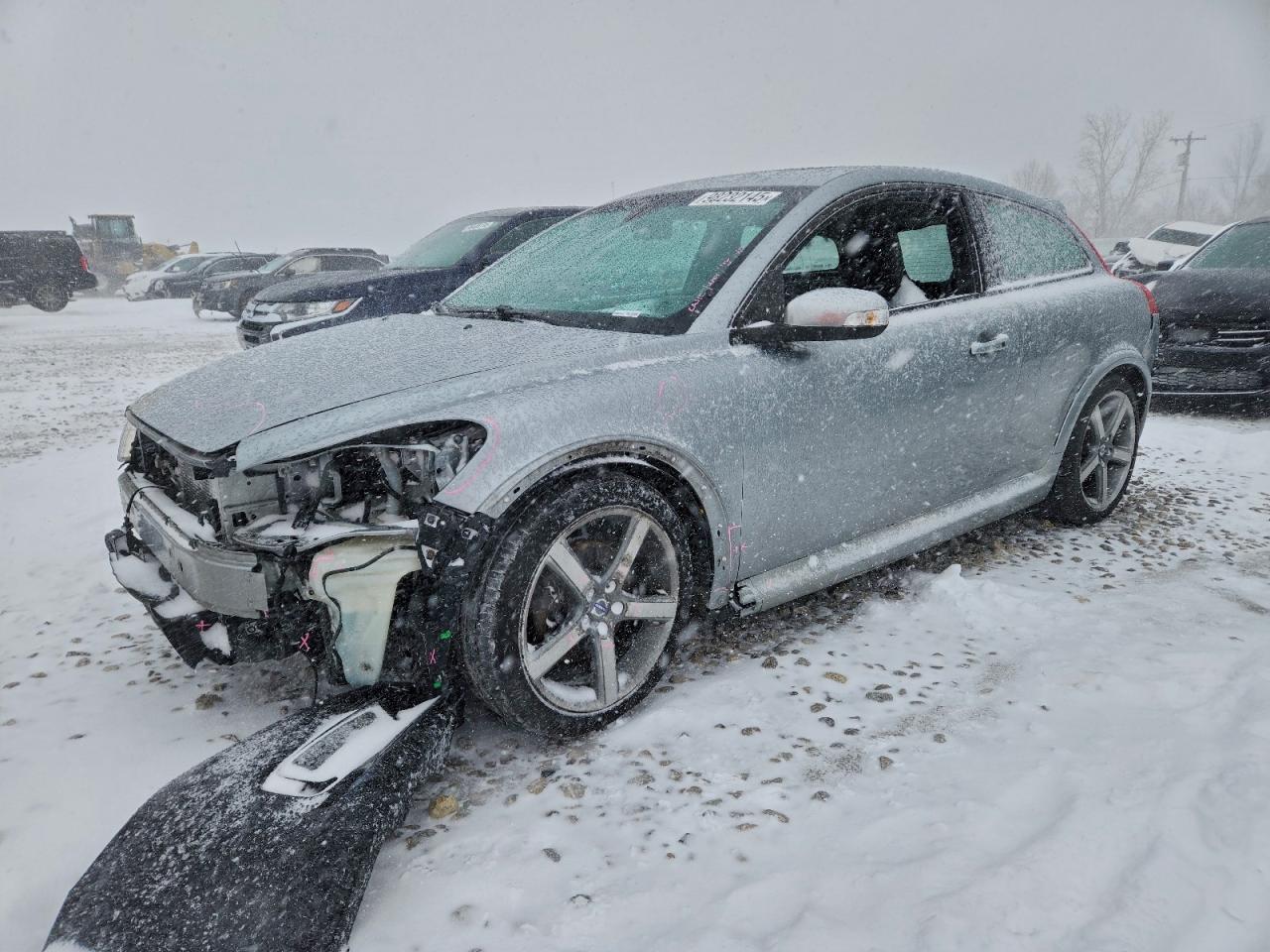 2013 Volvo C30 T5 Серебряный vin: YV1672MK9D2304817