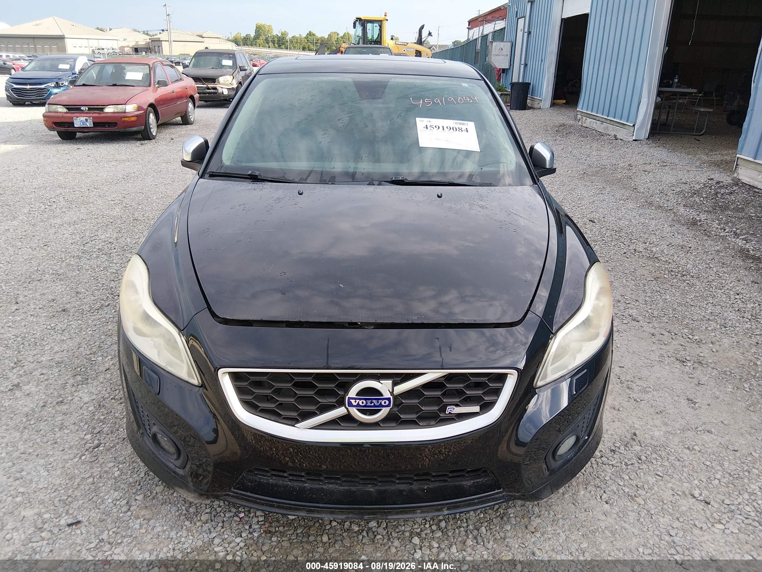 2011 Volvo C30 R-design/t5 (retail Only) Black vin: YV1672MKXB2193482