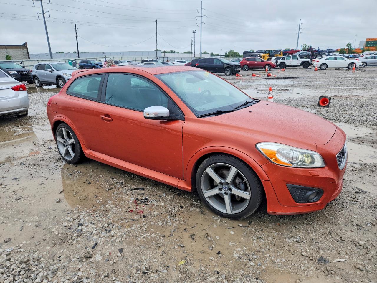 2011 Volvo C30 T5 Orange vin: YV1672MKXB2200768