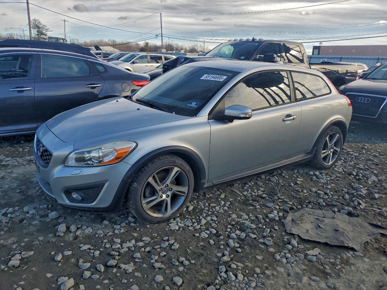 2013 Volvo C30 T5 Серебряный vin: YV1672MKXD2307225
