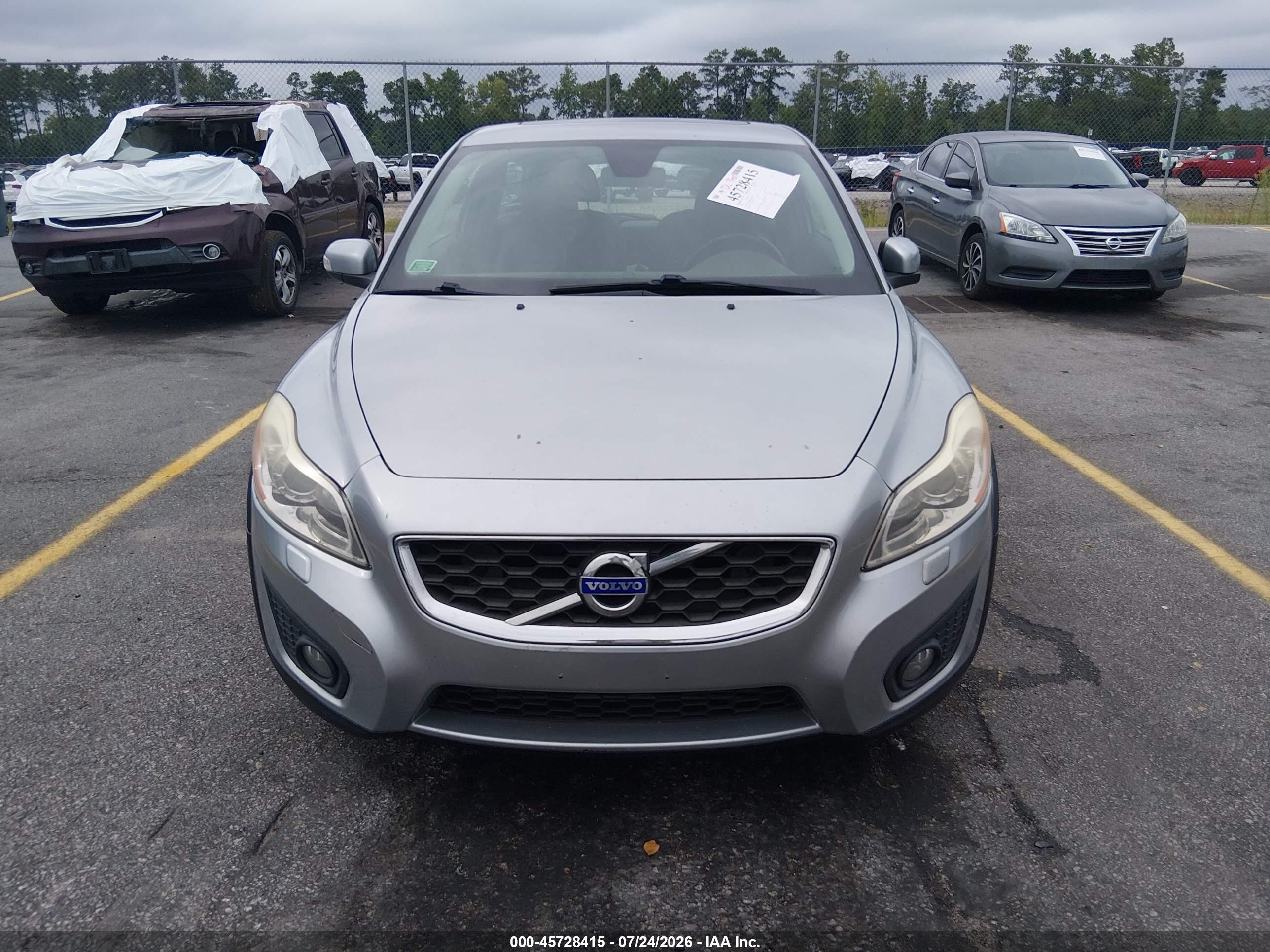 2013 Volvo C30 T5 Серебряный vin: YV1672MKXD2310481
