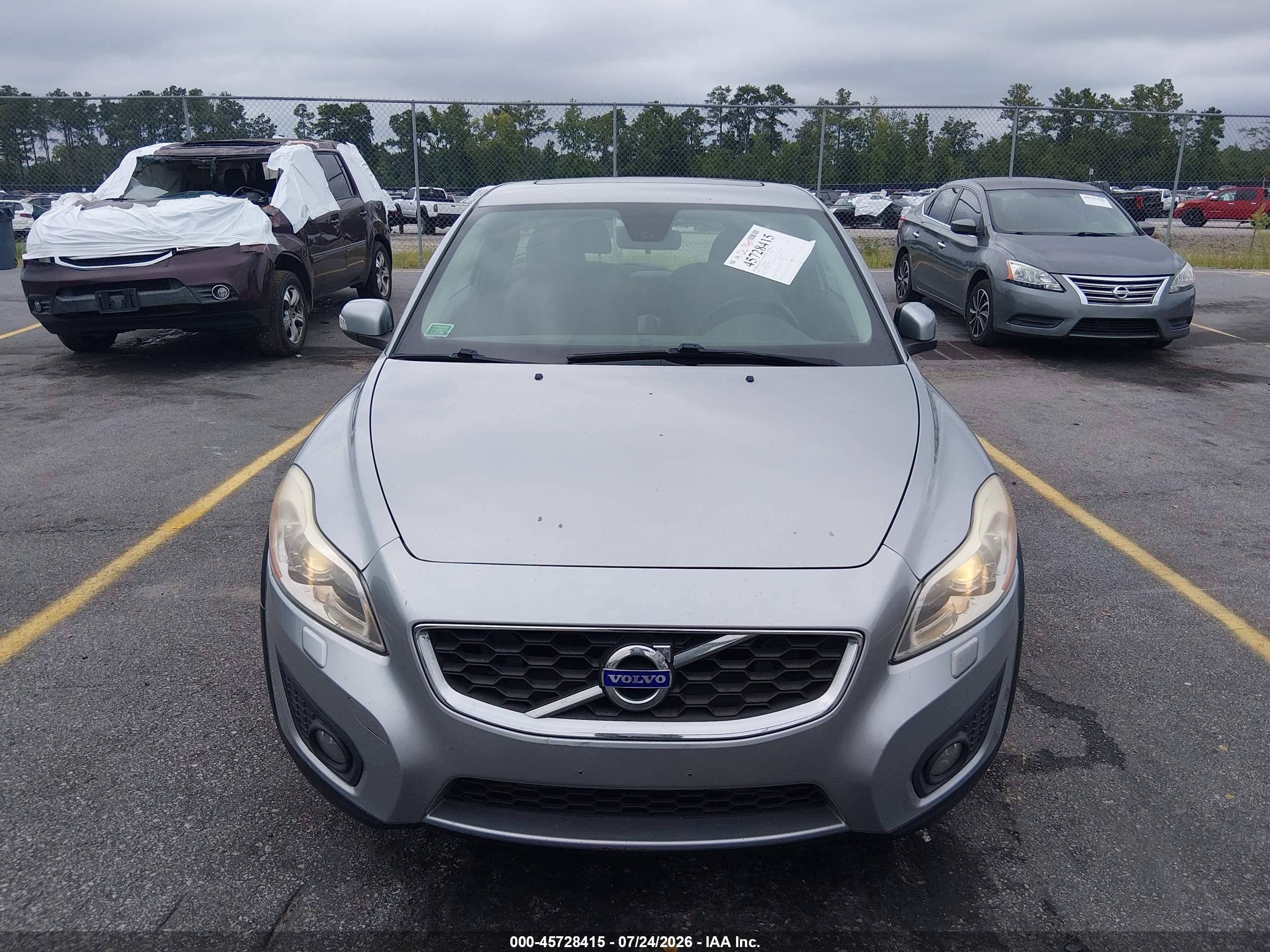 2013 Volvo C30 T5 Серебряный vin: YV1672MKXD2310481