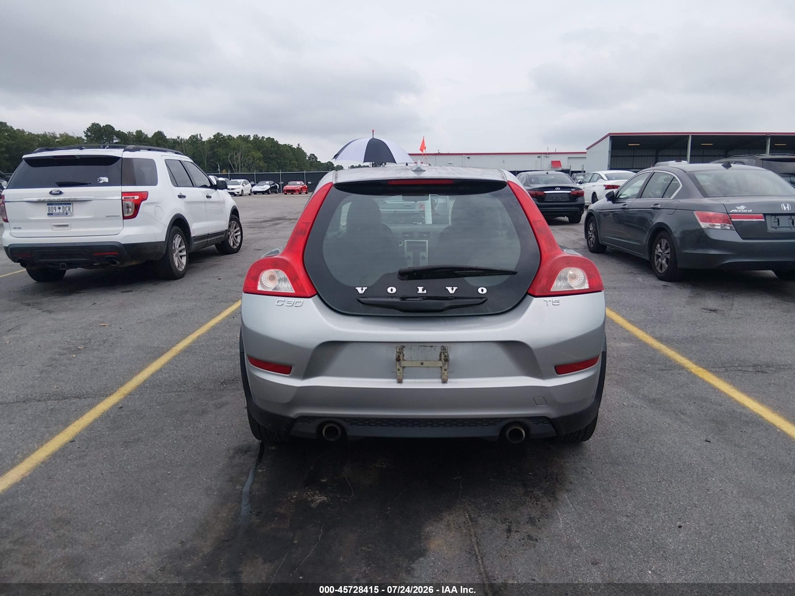 2013 Volvo C30 T5 Серебряный vin: YV1672MKXD2310481