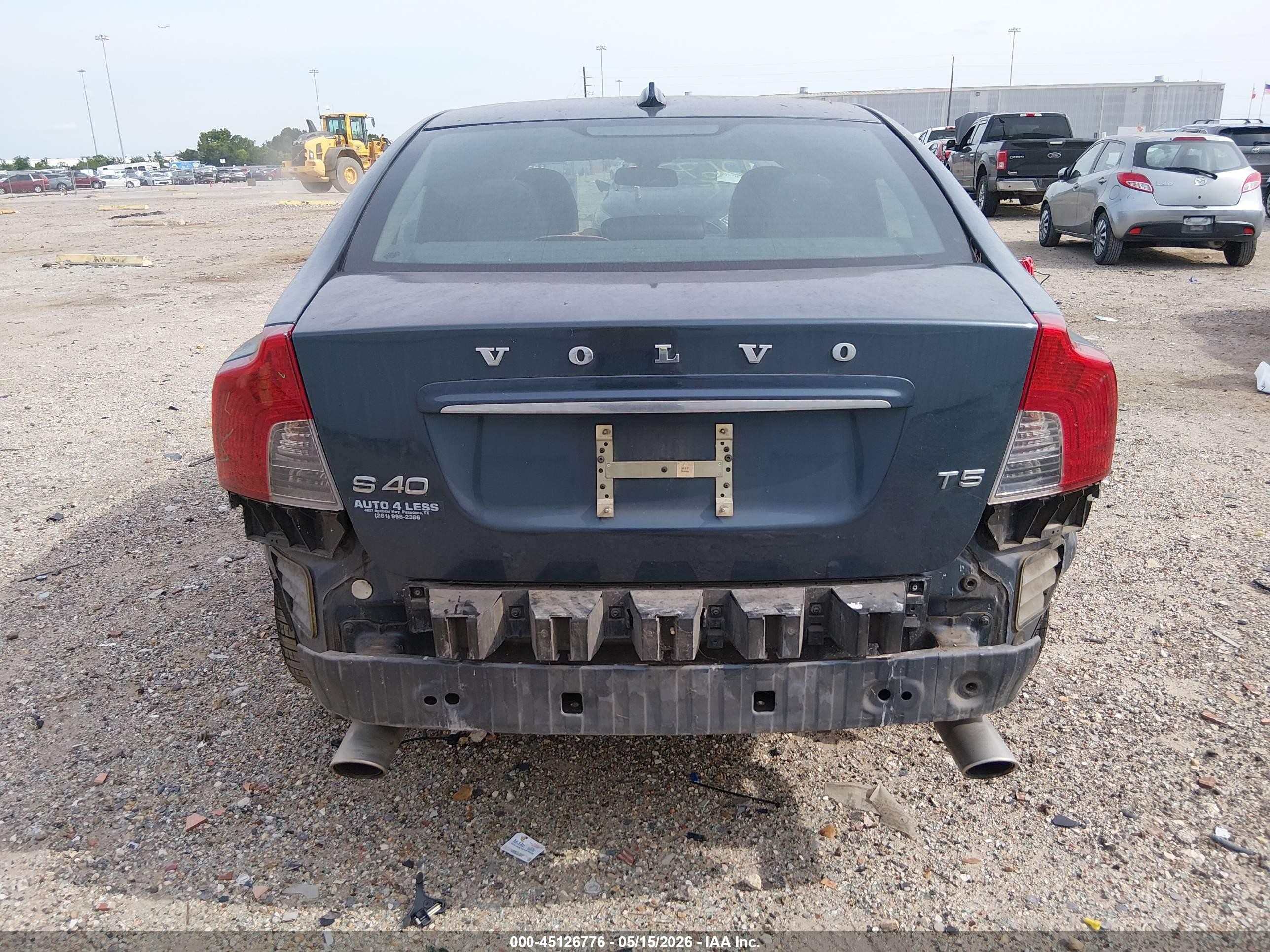 2011 Volvo S40 T5/t5 R-design Blue vin: YV1672MS4B2547657