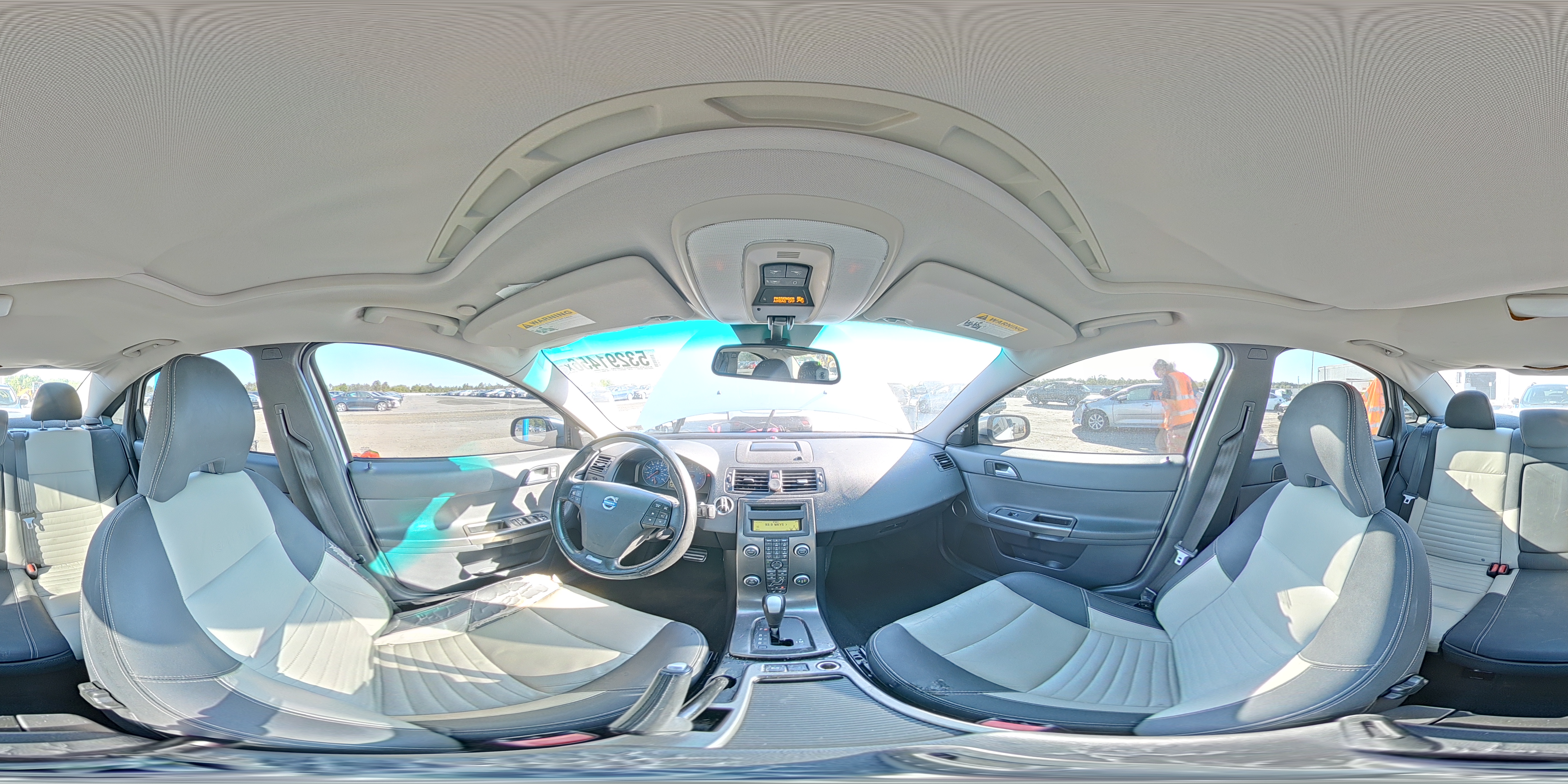 2011 Volvo S40 T5 White vin: YV1672MS6B2540063