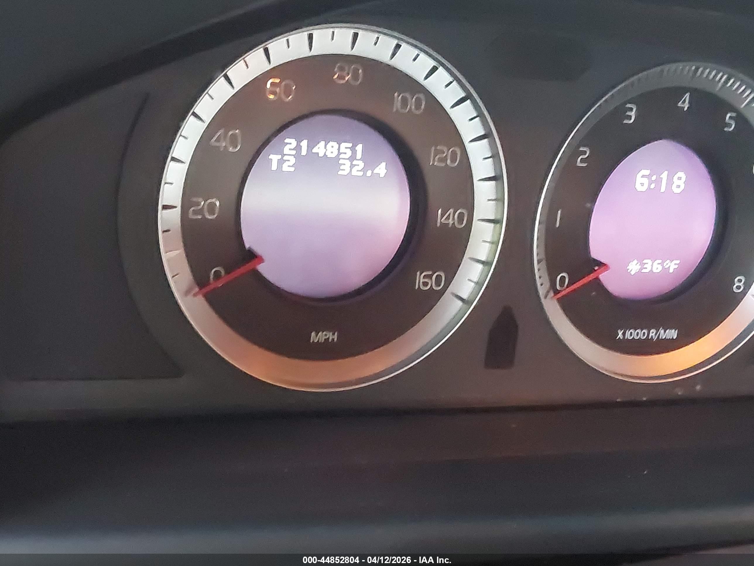 2010 Volvo S80 V8 Серый vin: YV1852AR0A1124465