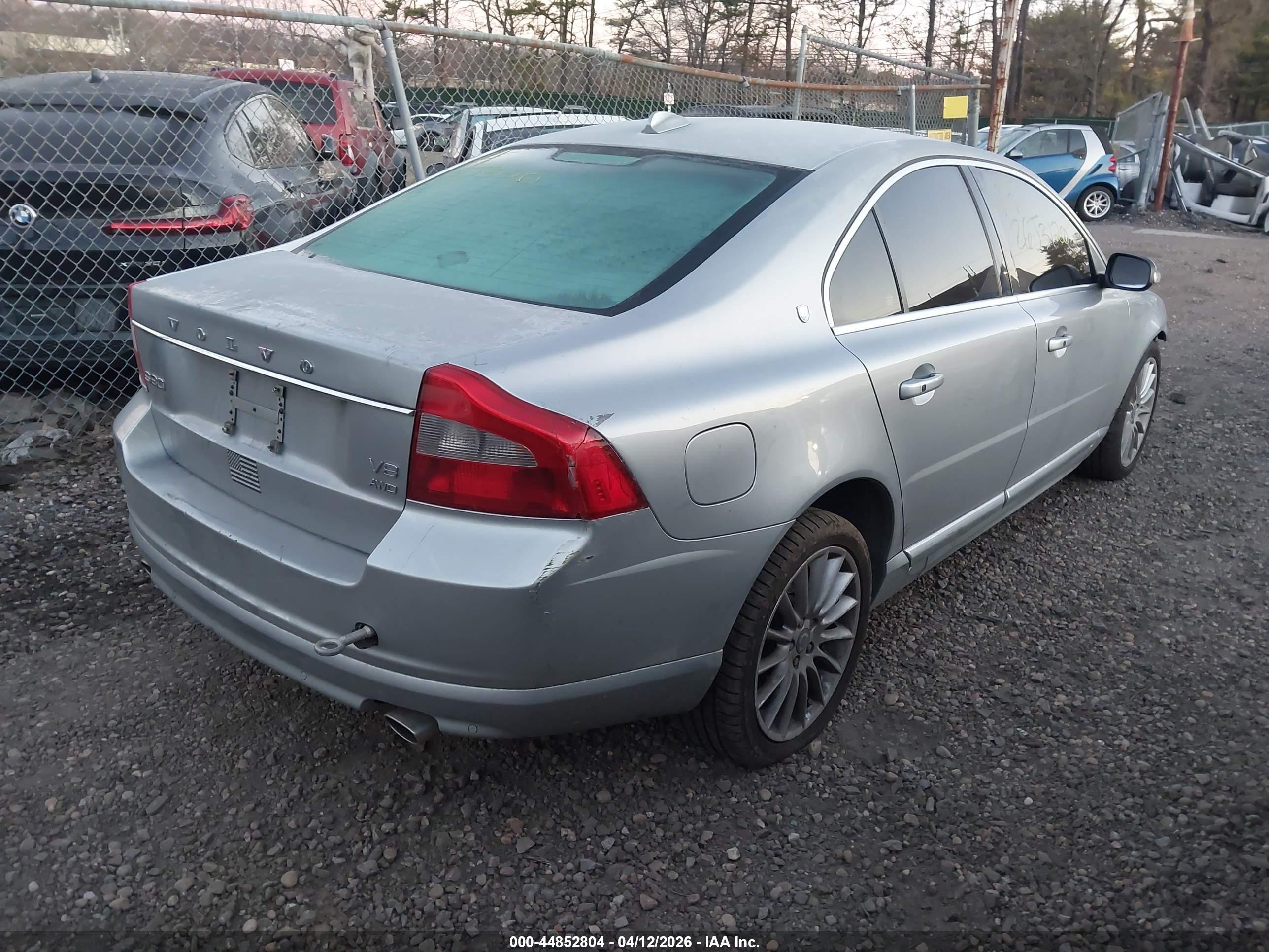 2010 Volvo S80 V8 Серый vin: YV1852AR0A1124465