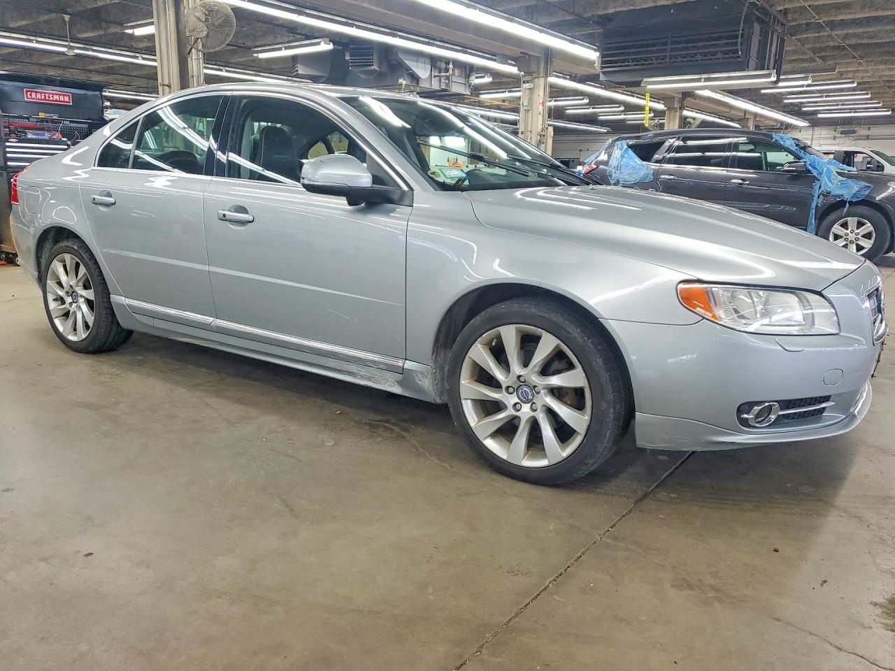 2012 Volvo S80 T6 Silver vin: YV1902AH0C1152960