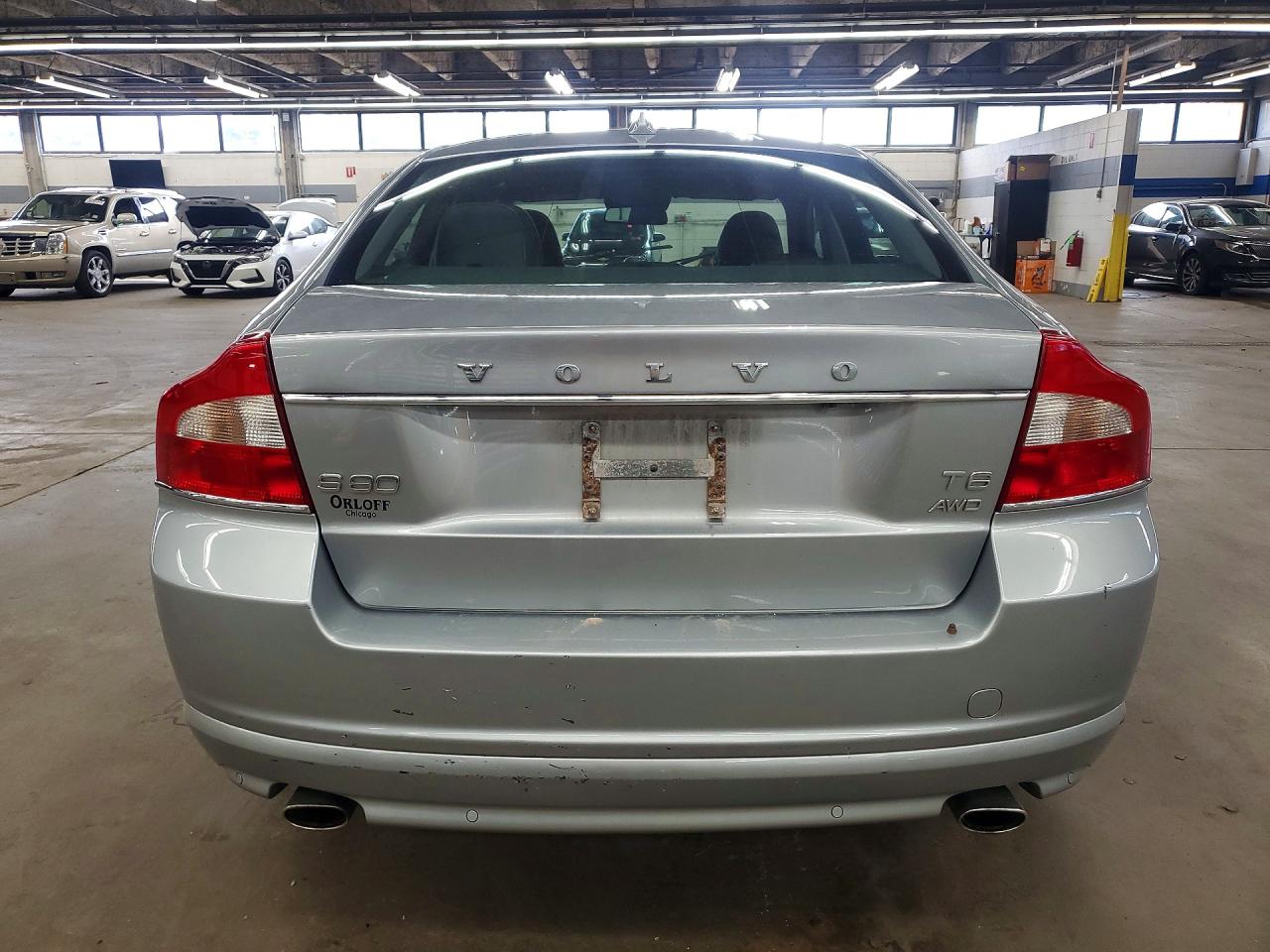 2012 Volvo S80 T6 Silver vin: YV1902AH0C1152960