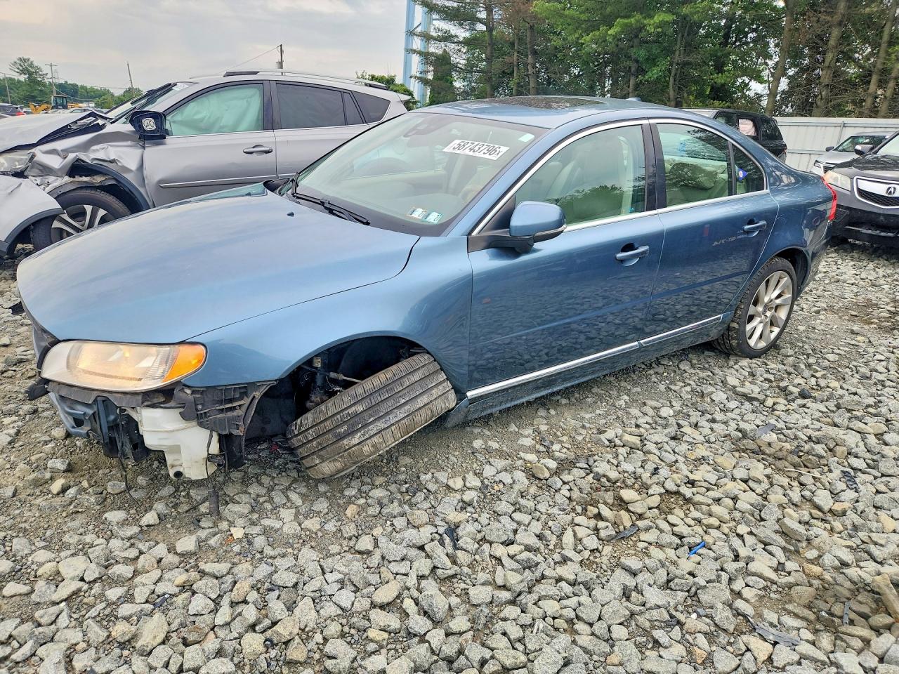 2012 Volvo S80 T6 Blue vin: YV1902AH0C1160430