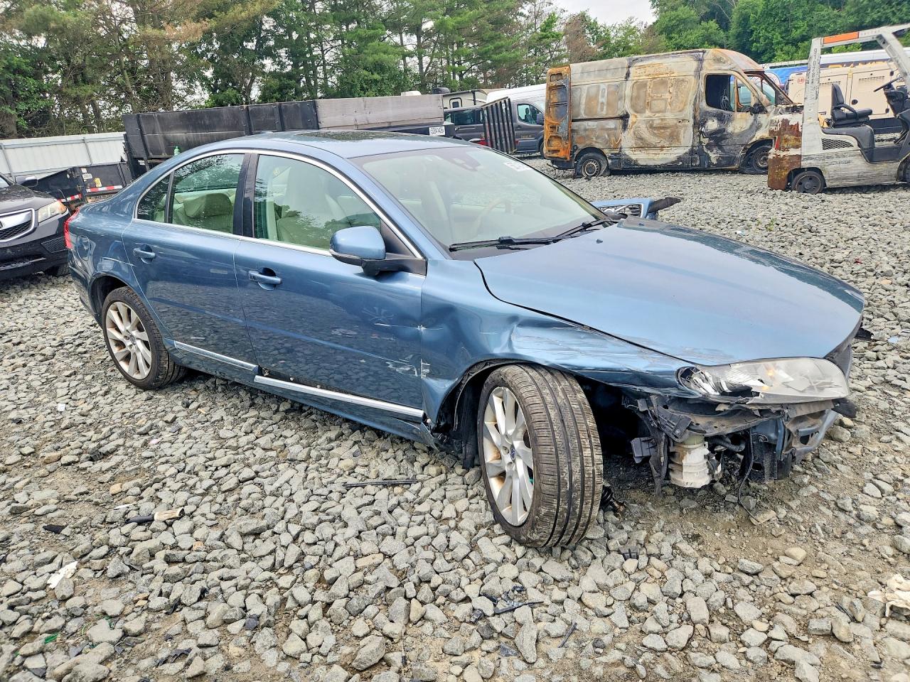 2012 Volvo S80 T6 Blue vin: YV1902AH0C1160430