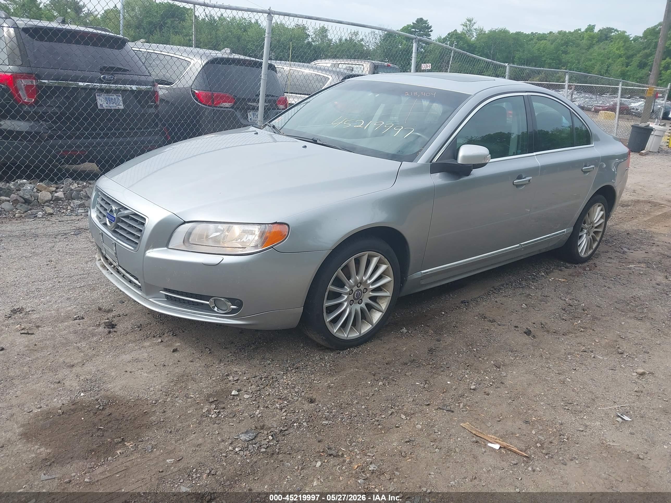 2011 Volvo S80 T6 Серебряный vin: YV1902AH4B1146027
