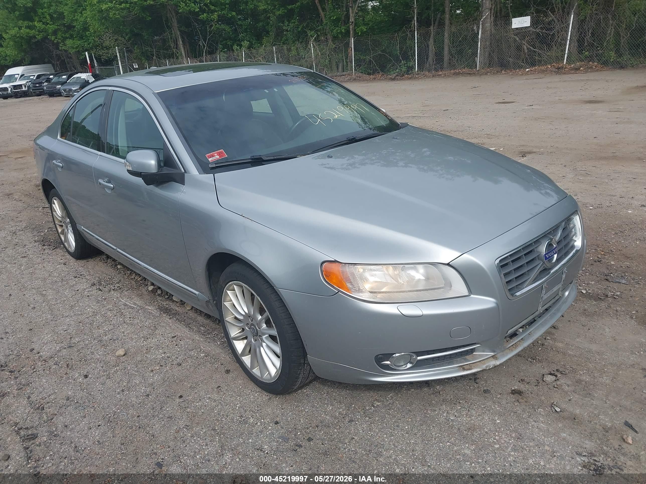 2011 Volvo S80 T6 Серебряный vin: YV1902AH4B1146027