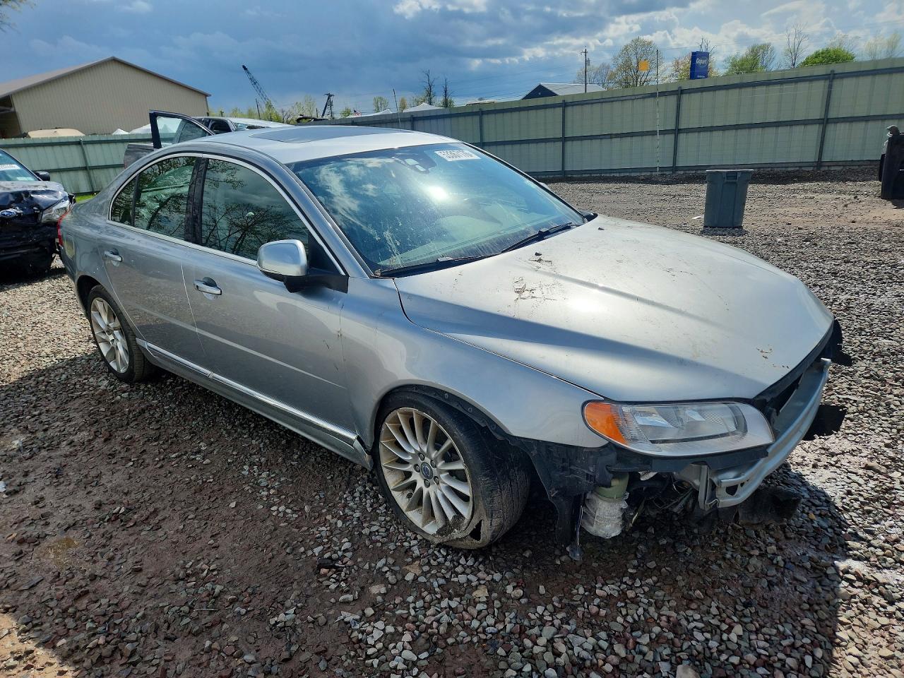 2012 Volvo S80 T6 Silver vin: YV1902AH4C1155649