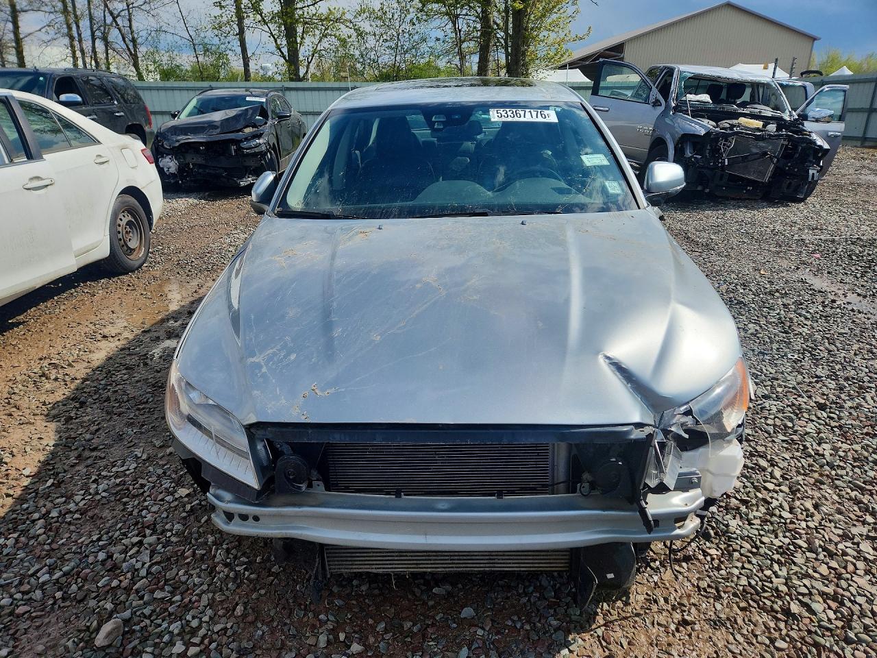 2012 Volvo S80 T6 Silver vin: YV1902AH4C1155649