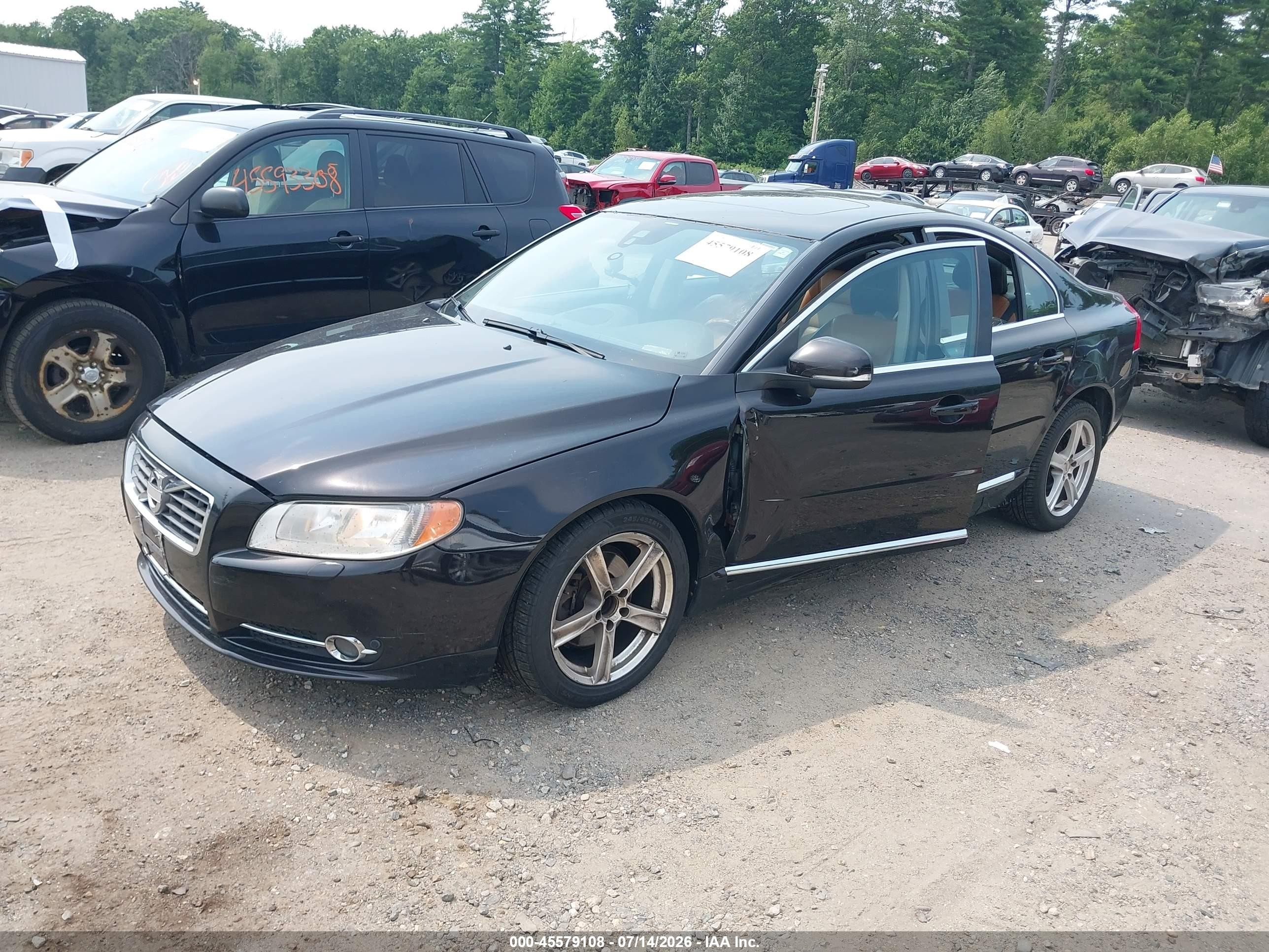 2013 Volvo S80 T6 Platinum Черный vin: YV1902AH5D1167312