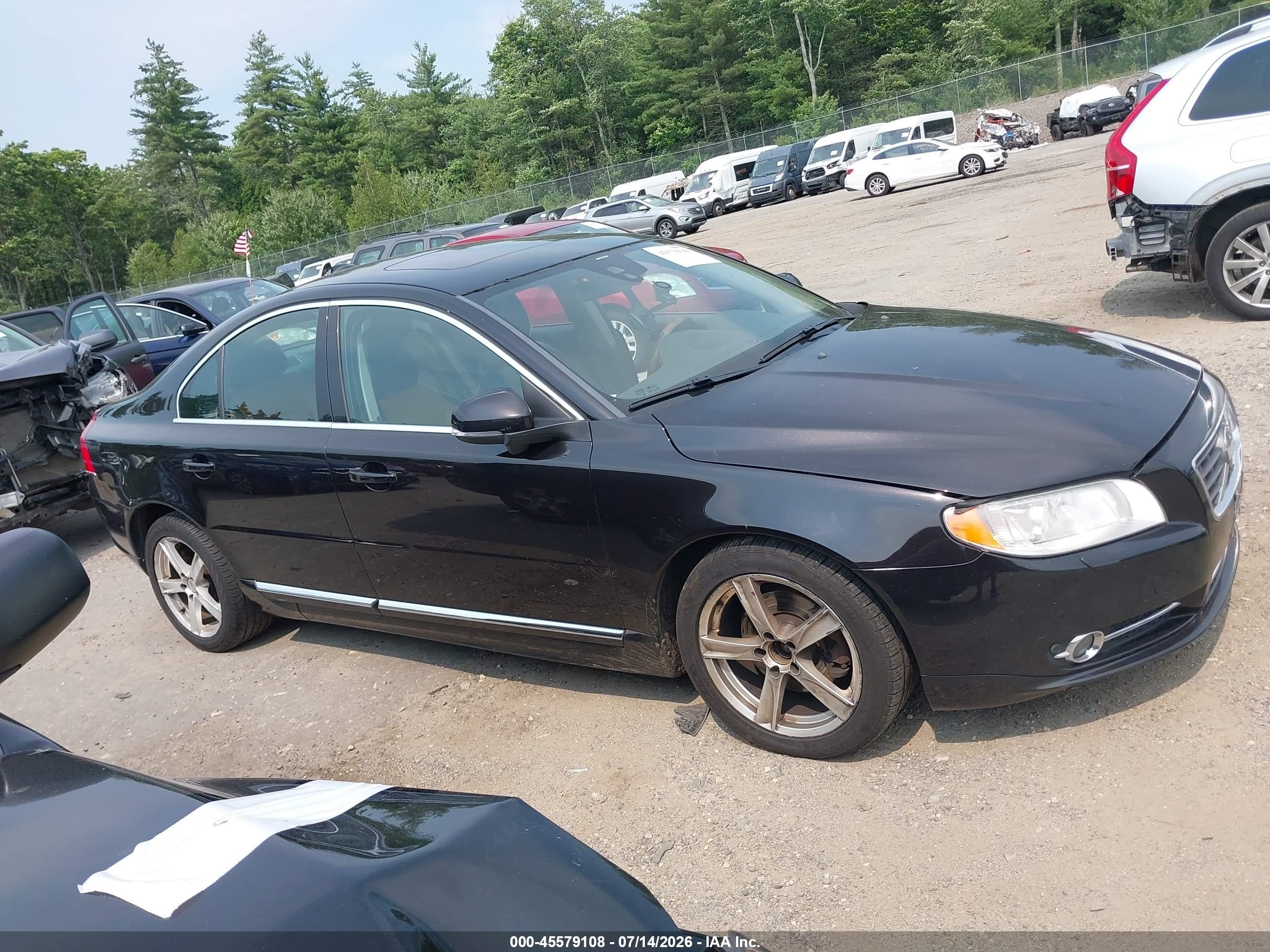 2013 Volvo S80 T6 Platinum Черный vin: YV1902AH5D1167312