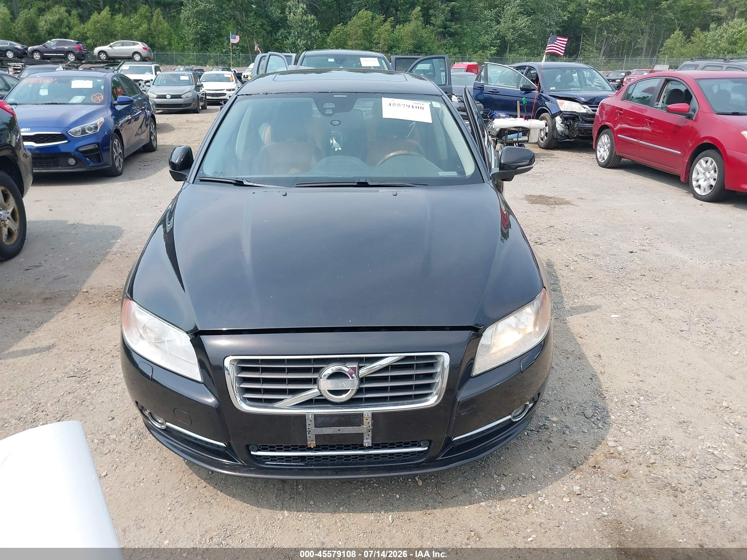 2013 Volvo S80 T6 Platinum Черный vin: YV1902AH5D1167312