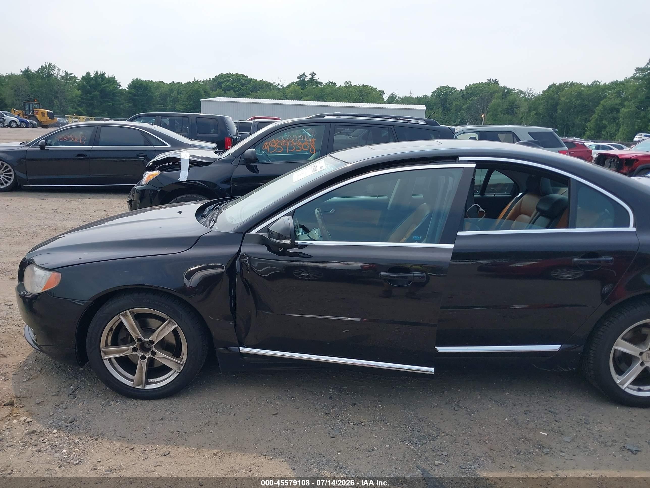 2013 Volvo S80 T6 Platinum Черный vin: YV1902AH5D1167312