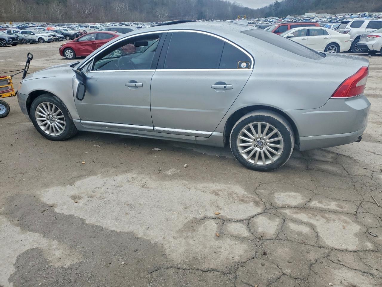 2012 Volvo S80 T6 Silver vin: YV1902AH6C1158214