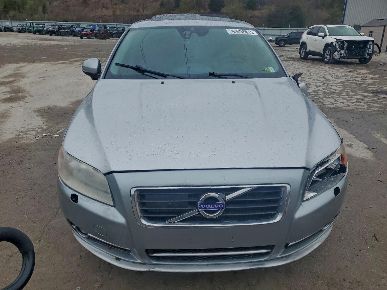 2012 Volvo S80 T6 Silver vin: YV1902AH6C1158214