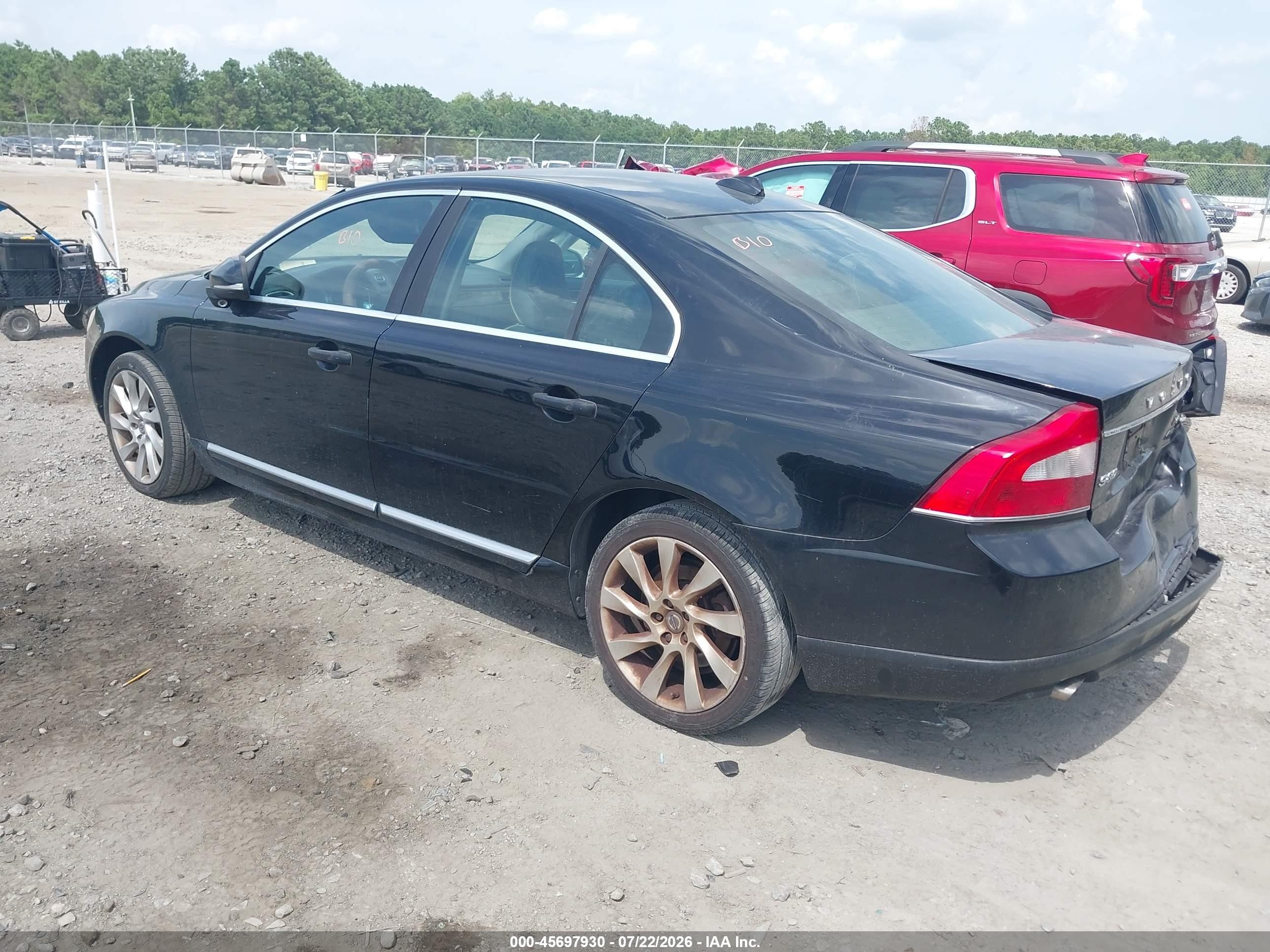 2013 Volvo S80 T6/t6 Platinum/t6 Premier Plus Black vin: YV1902AH6D1165830