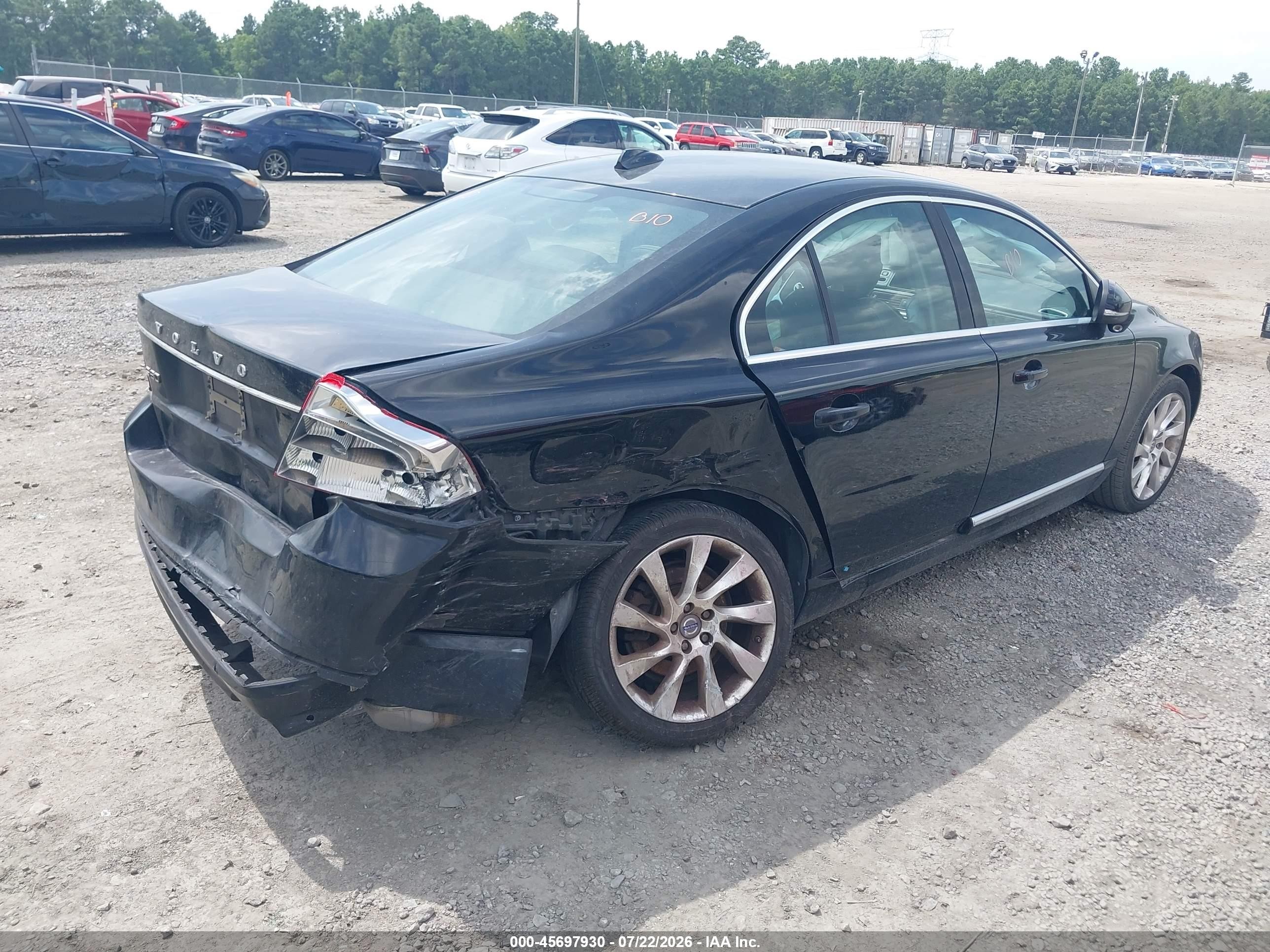 2013 Volvo S80 T6/t6 Platinum/t6 Premier Plus Black vin: YV1902AH6D1165830