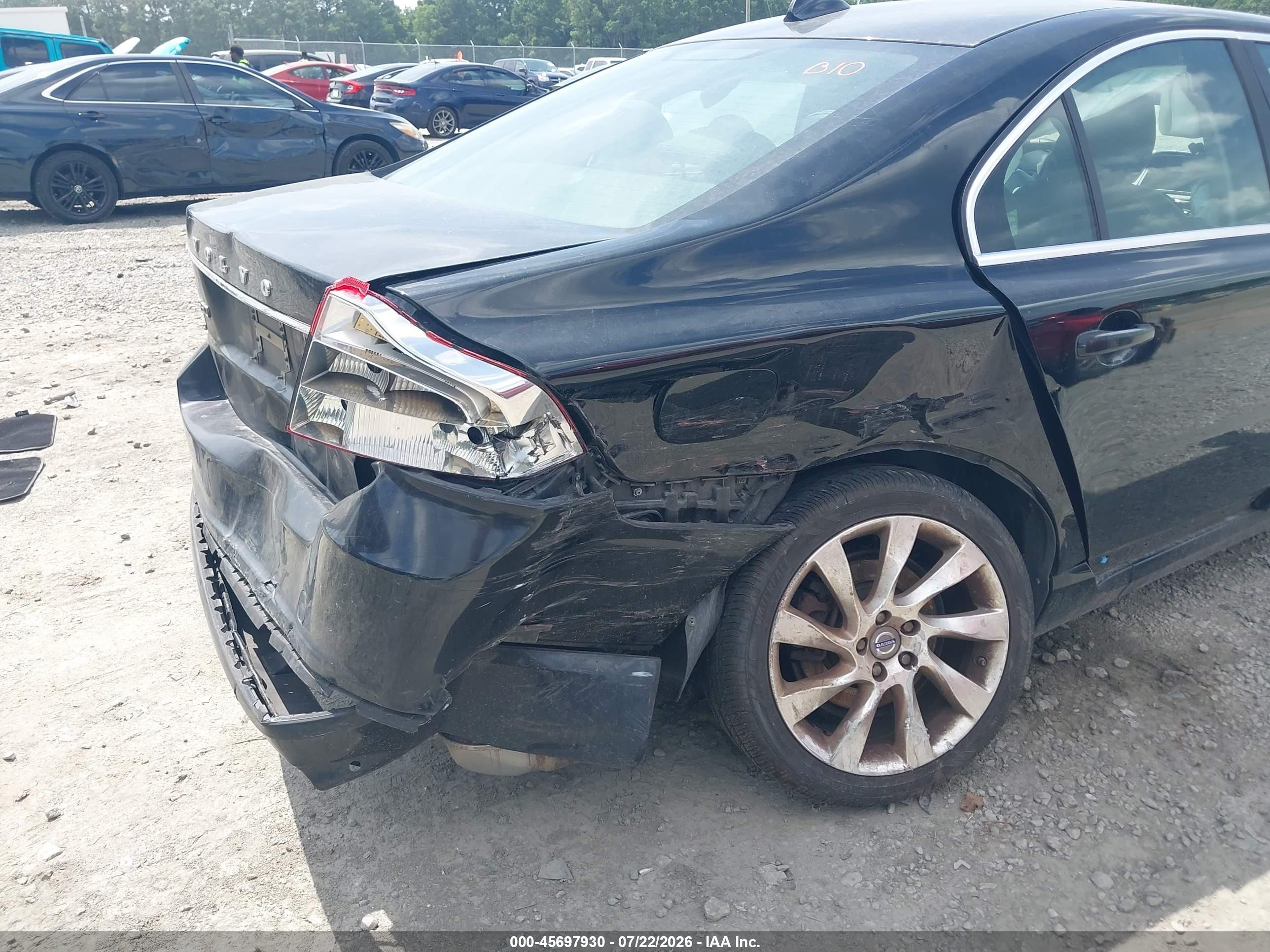 2013 Volvo S80 T6/t6 Platinum/t6 Premier Plus Black vin: YV1902AH6D1165830