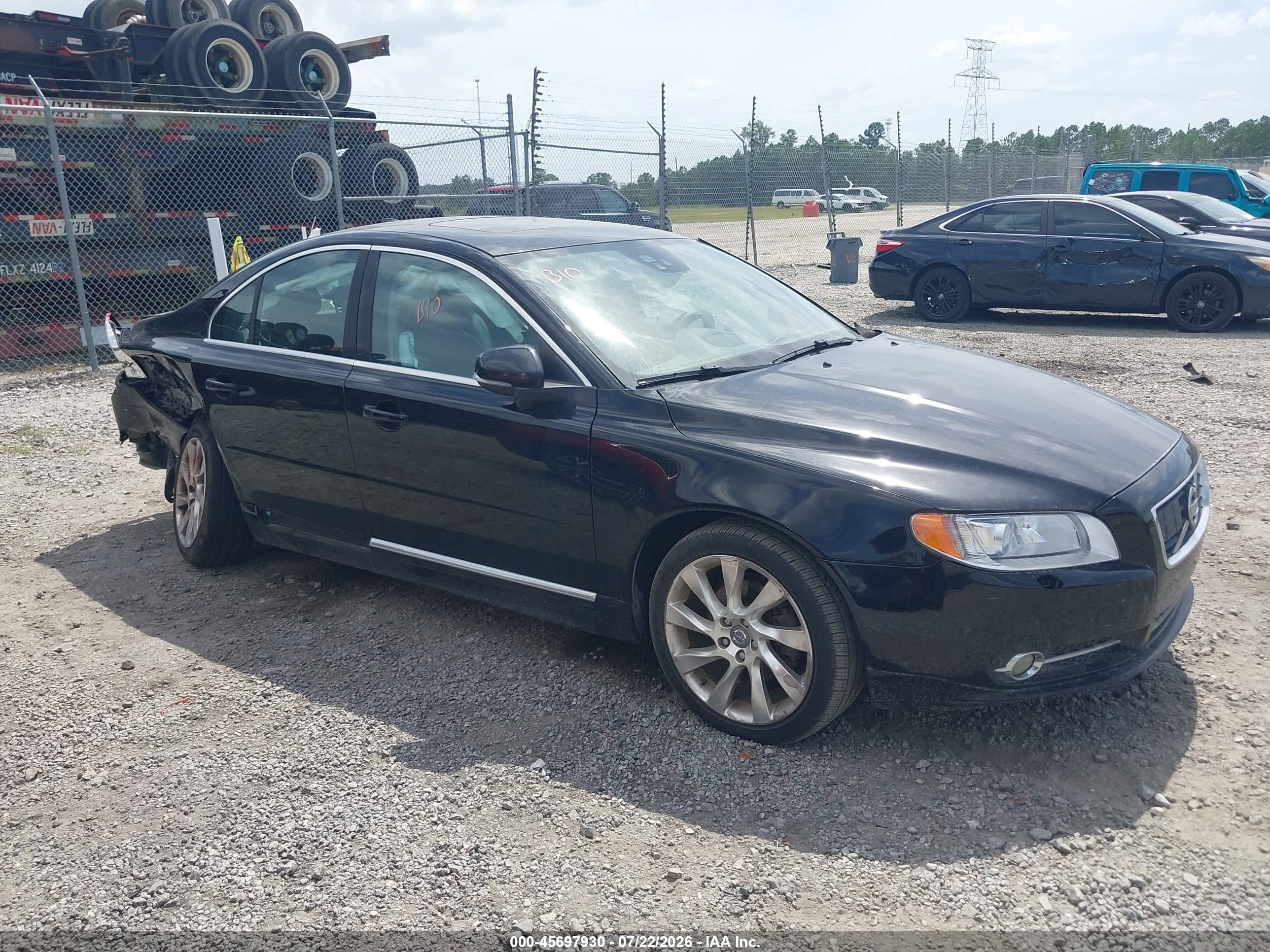 2013 Volvo S80 T6/t6 Platinum/t6 Premier Plus Black vin: YV1902AH6D1165830