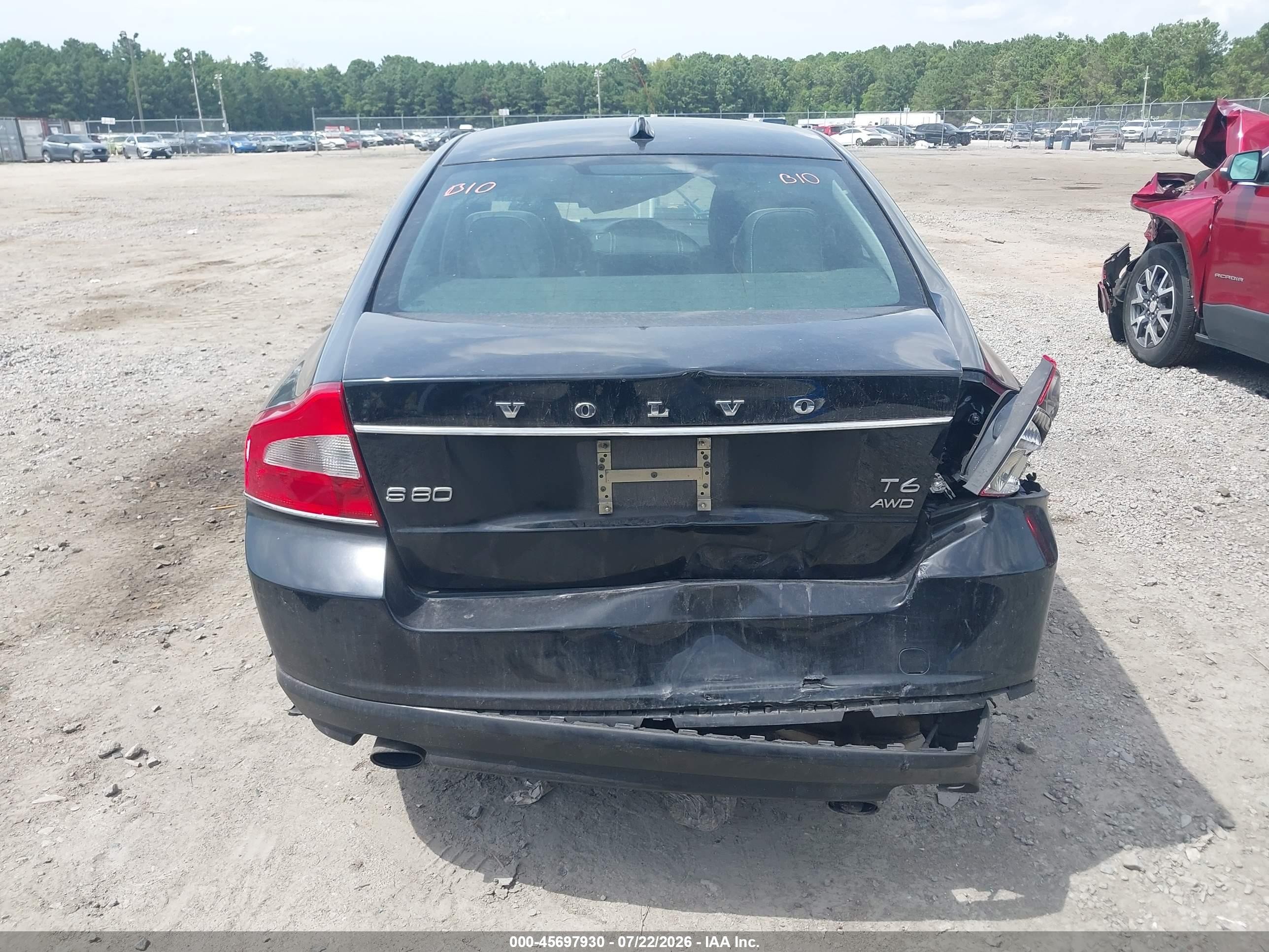 2013 Volvo S80 T6/t6 Platinum/t6 Premier Plus Black vin: YV1902AH6D1165830