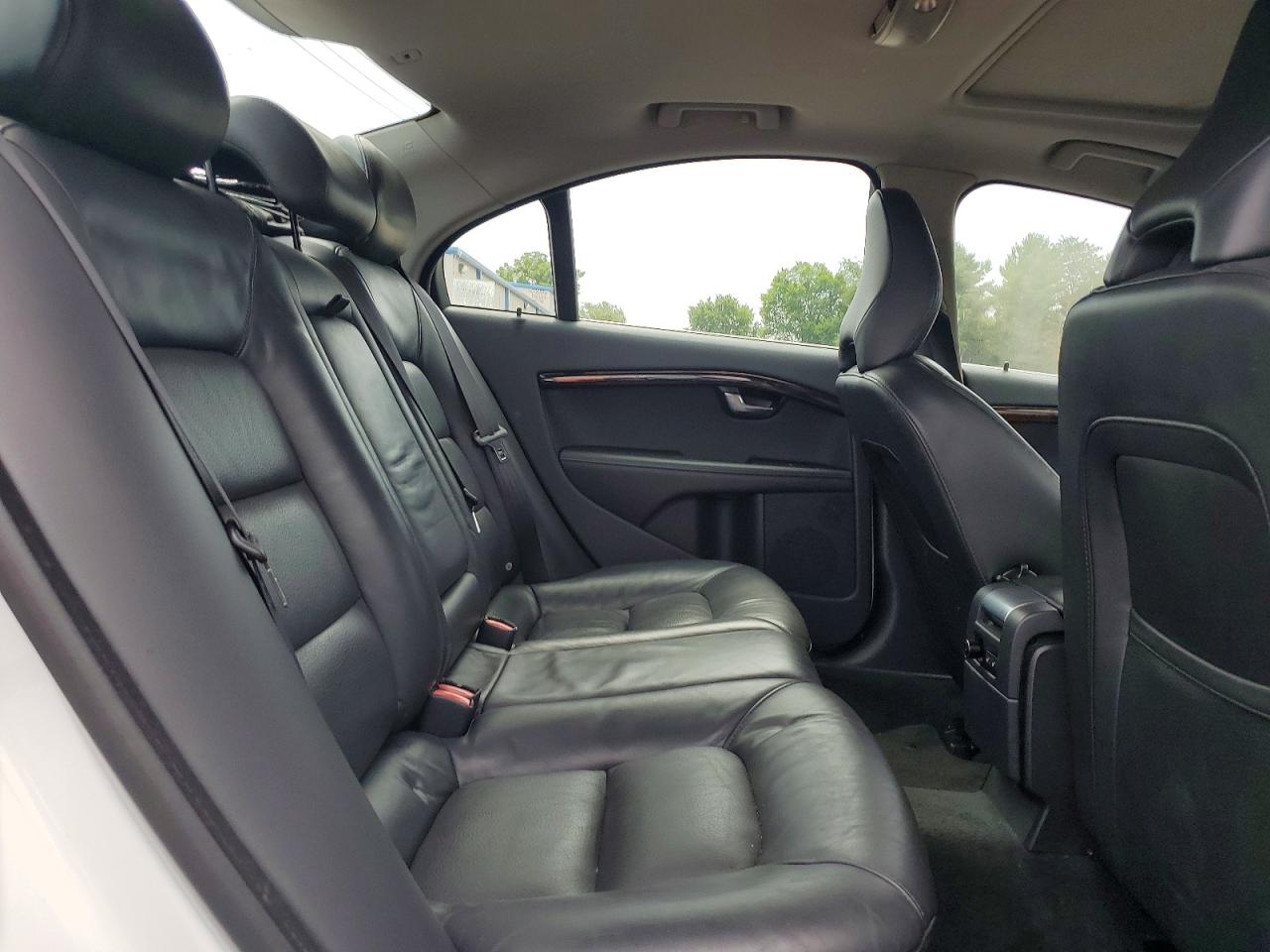 2014 Volvo S80 T6 White vin: YV1902AH7E1178698