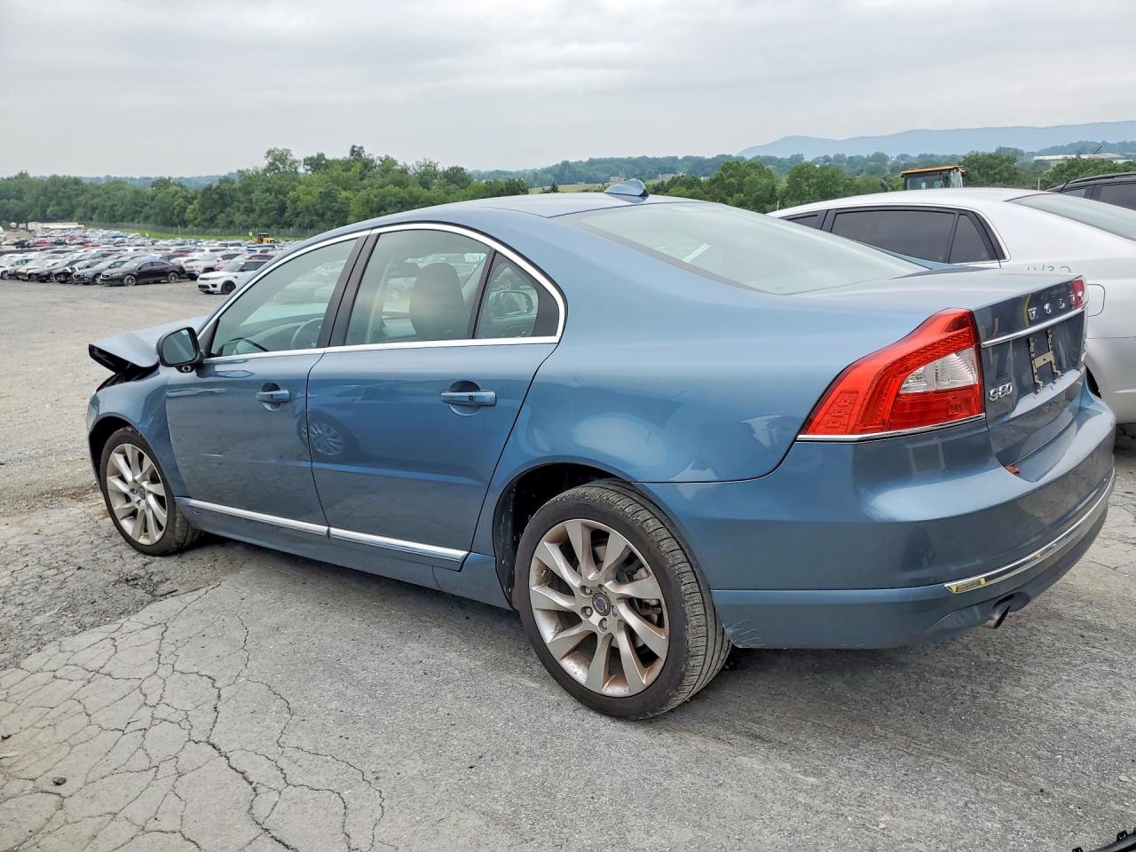 2014 Volvo S80 T6 Blue vin: YV1902AH7E1178961