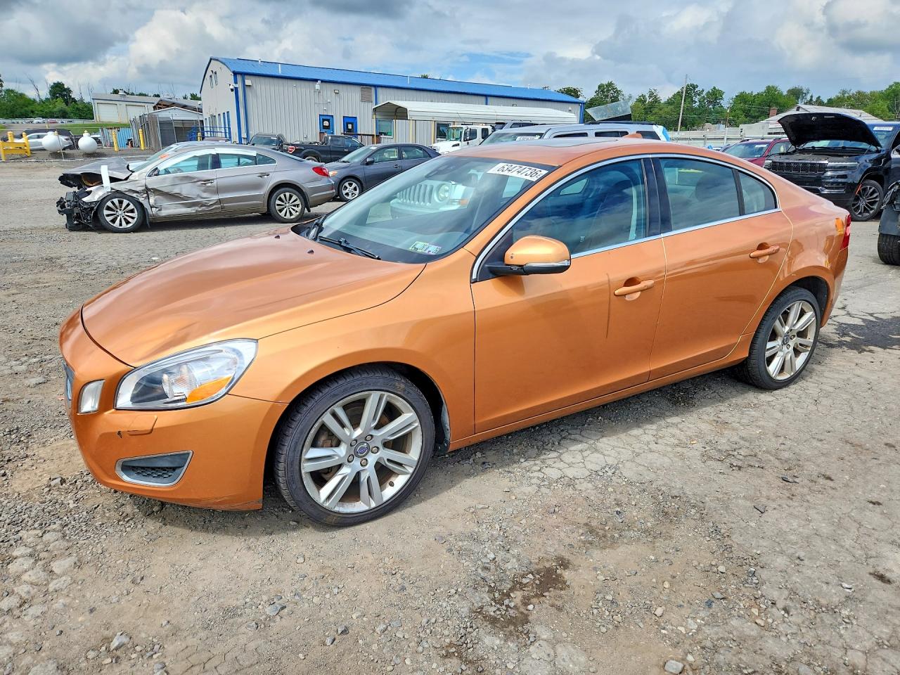 2011 Volvo S60 T6 Orange vin: YV1902FH0B2007855
