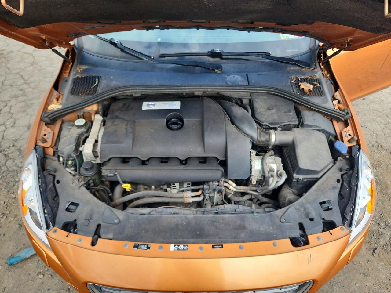 2011 Volvo S60 T6 Orange vin: YV1902FH0B2007855
