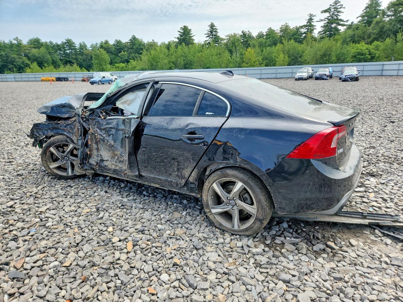 2014 Volvo S60 T6 Black vin: YV1902FH1E2286849