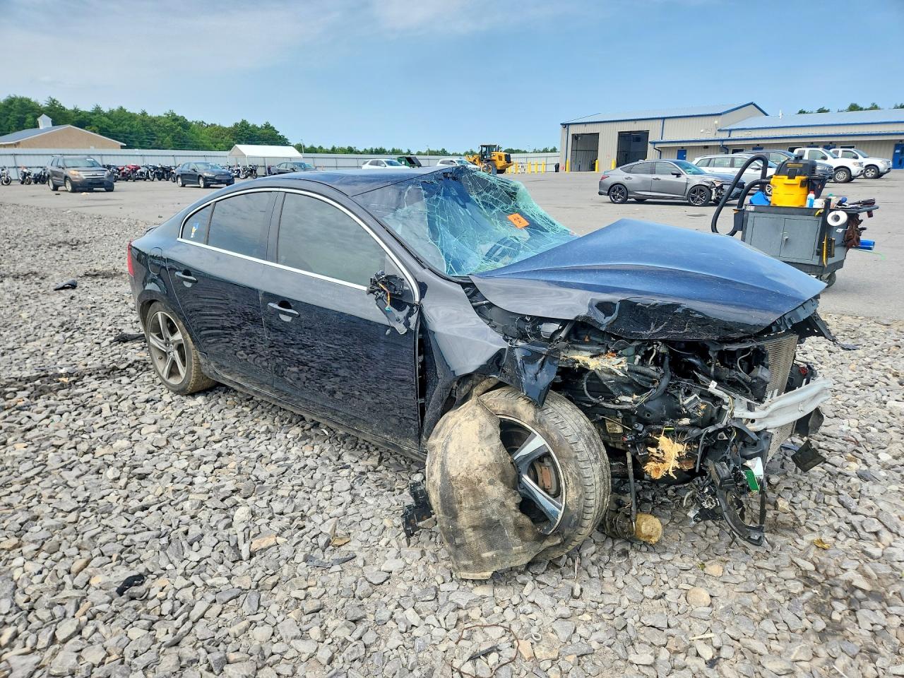 2014 Volvo S60 T6 Black vin: YV1902FH1E2286849